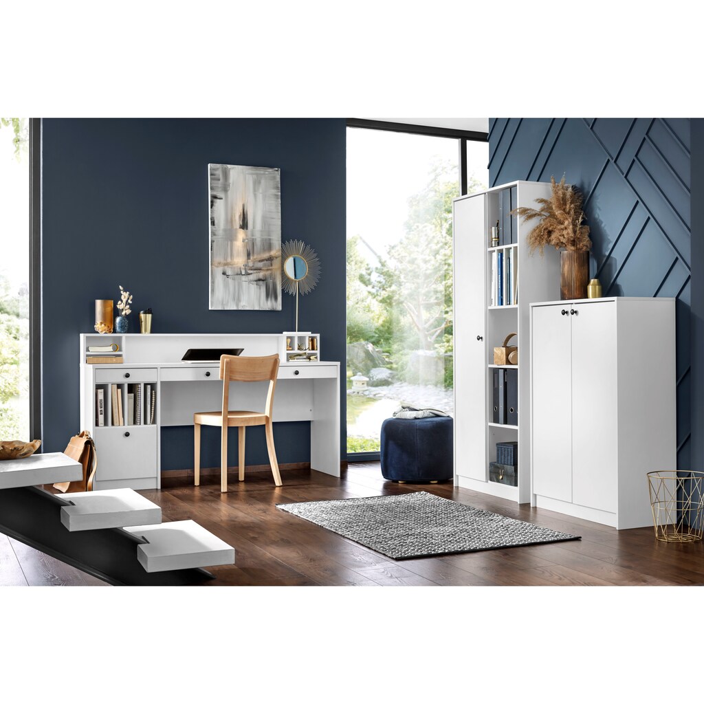 Wohnen Büromöbel Places of Style Schreibtisch »Licia«, Schreibtisch Licia Große Arbeitsplatte mit viel Ablagefläche Wohnen Büromöbel Places of Style Schreibtisch »Licia«, Schreibtisch Licia Große Arbeitsplatte mit viel Ablagefläche