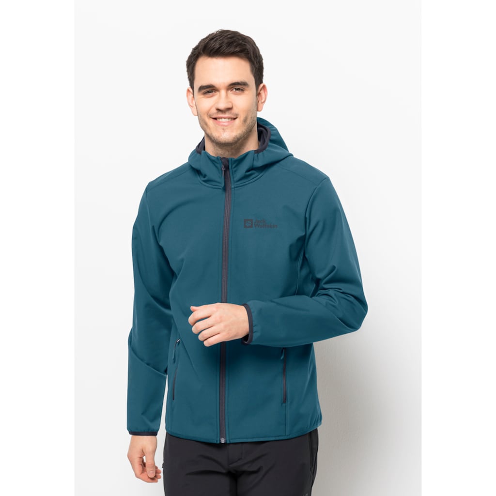 Jack Wolfskin Softshelljacke »BORNBERG HOODY M«, mit Kapuze