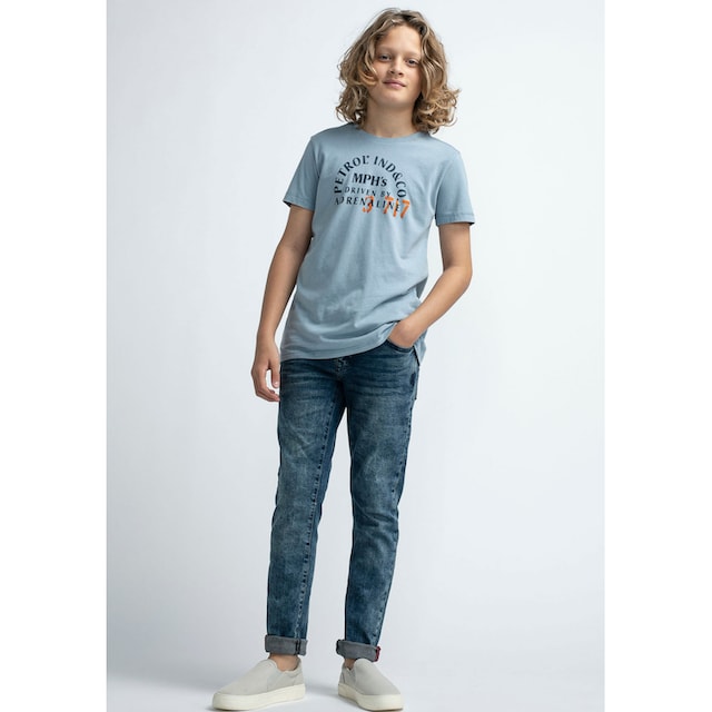 für | BAUR Industries BOYS, online Baumwolle aus T-Shirt, Petrol bestellen