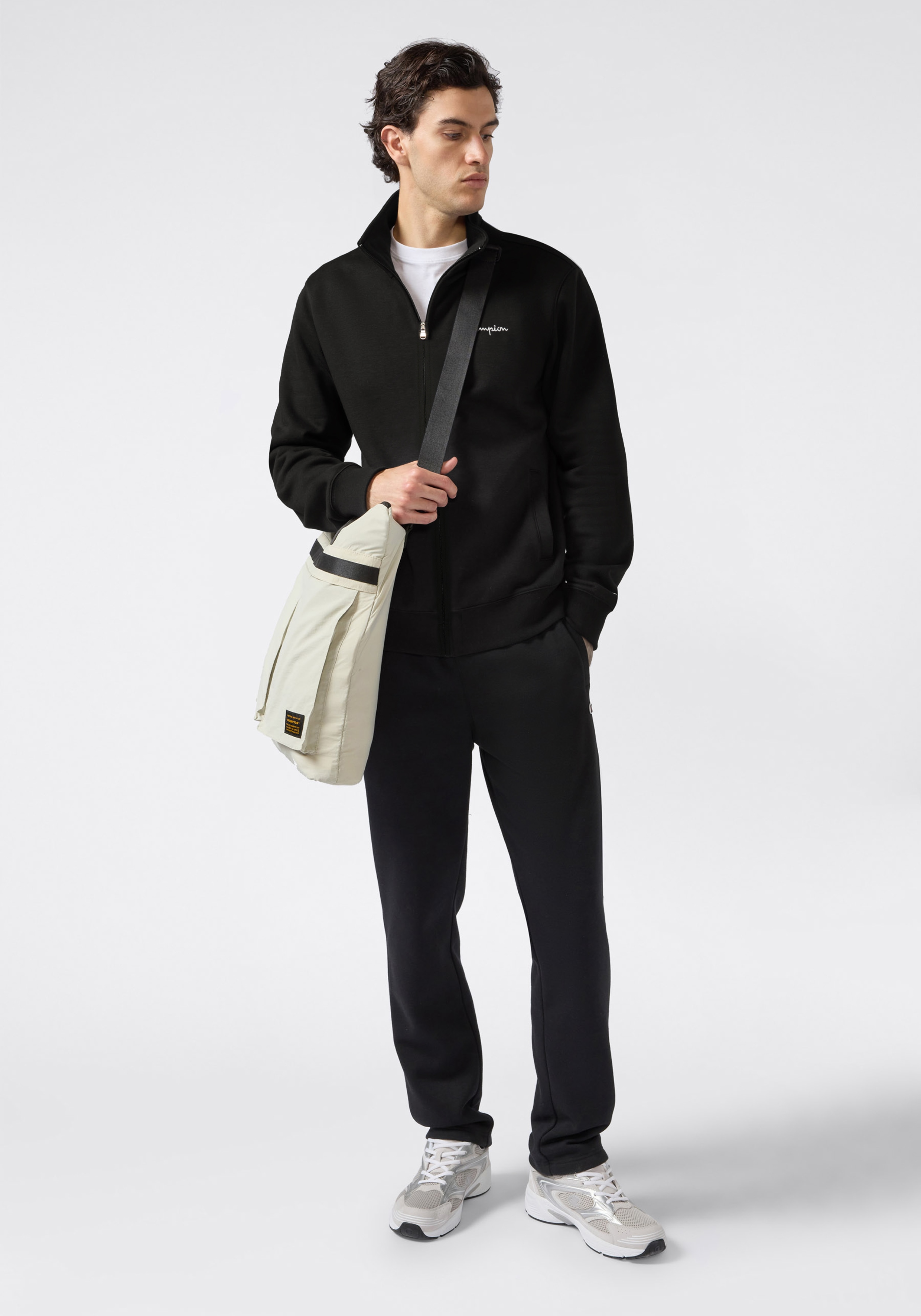 Champion Jogginganzug "Terry Full Zip Sweatshirt" 2 tlg. zweiteiliges Set, aus Baumwolle und Polyester, bequeme Passform