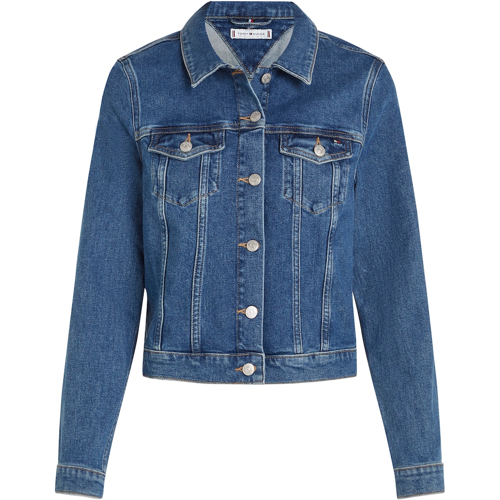 Tommy Hilfiger Curve Jeansjacke »CRV DNM SLIM JACKET MEL«, Große Größen