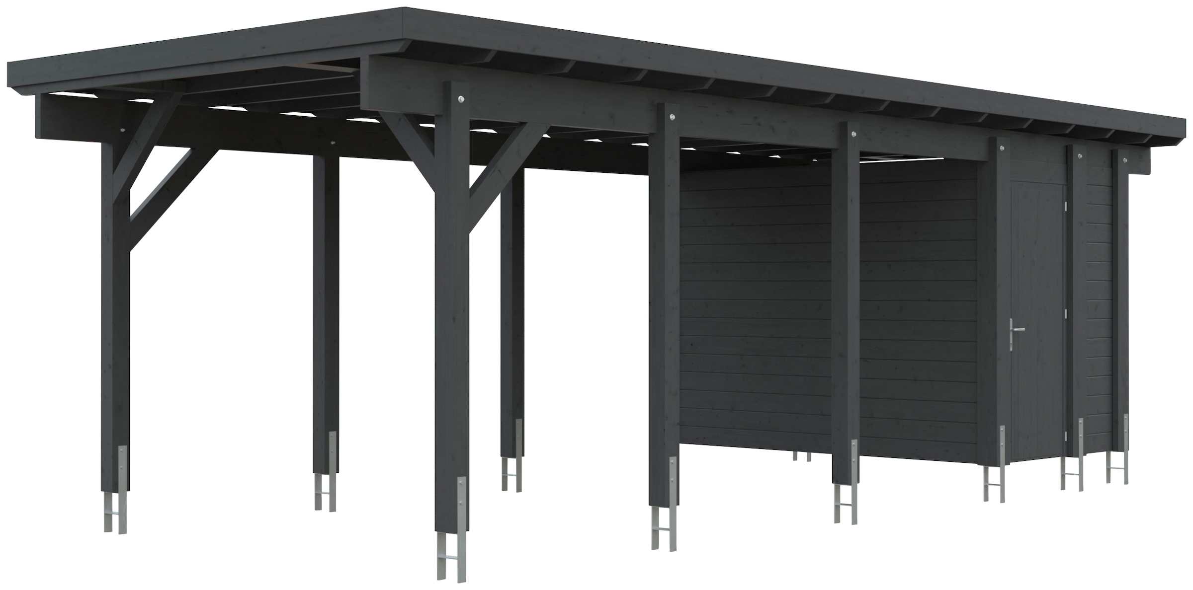 Kiehn-Holz Carport-Geräteraum, BxT: 299x174 cm, nur für Carport KH 320/321