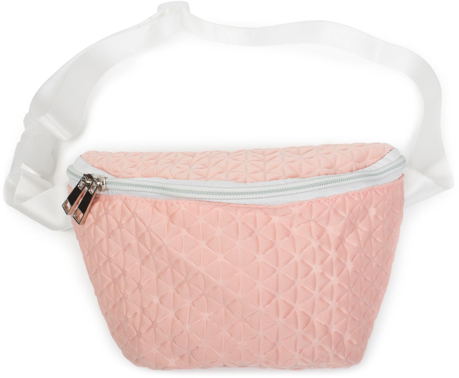 styleBREAKER Bauchtasche "Bauchtasche geometrische Prägung, Gürteltasche"