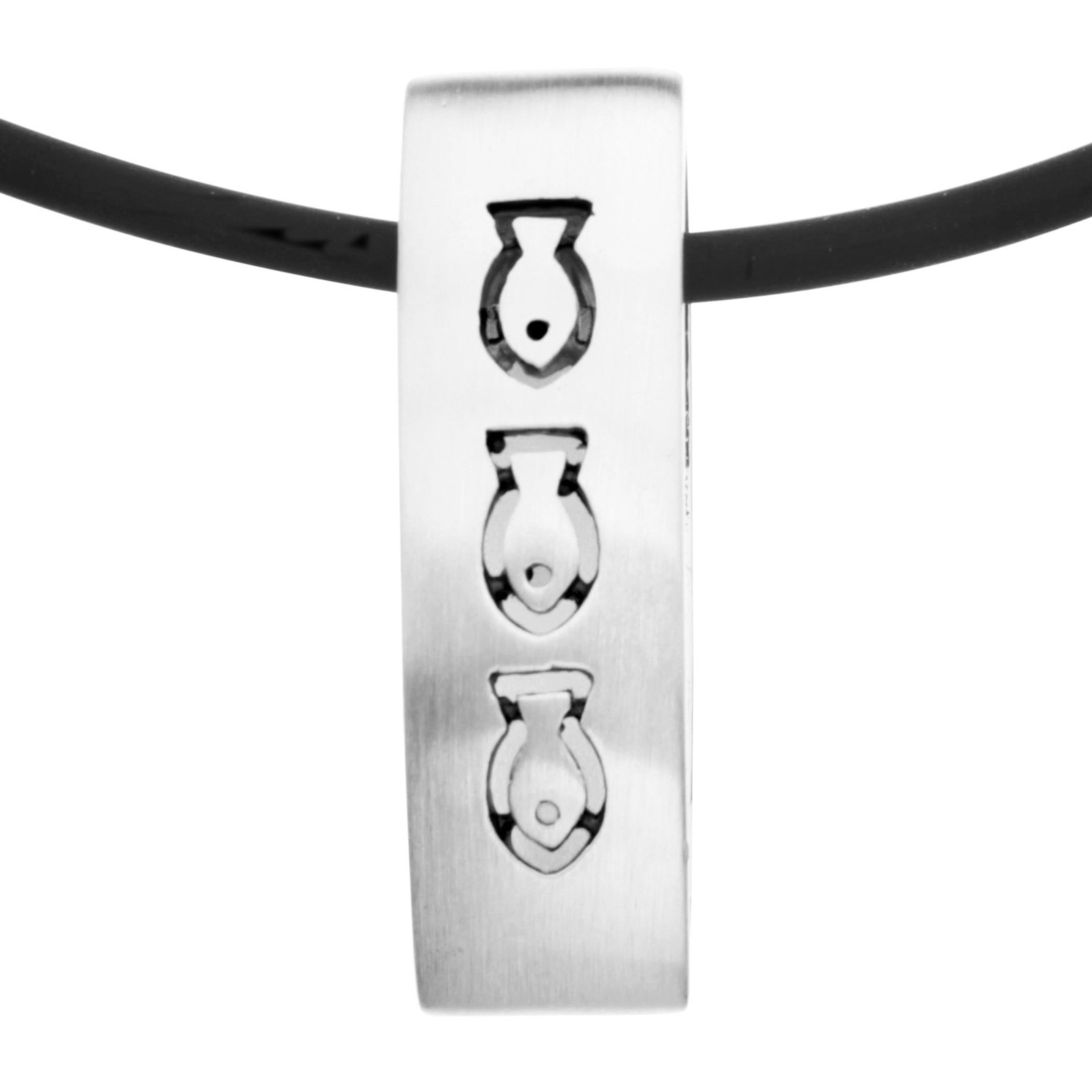 Halsreif OSTSEE-SCHMUCK "Ostsee-Schmuck Halsreif mit Anhänger Fisch - Kautschukreif" Gr. 50, silber, Halsketten, Damen, 50cm, Silber 925 (Sterlingsilber), L: 42 4