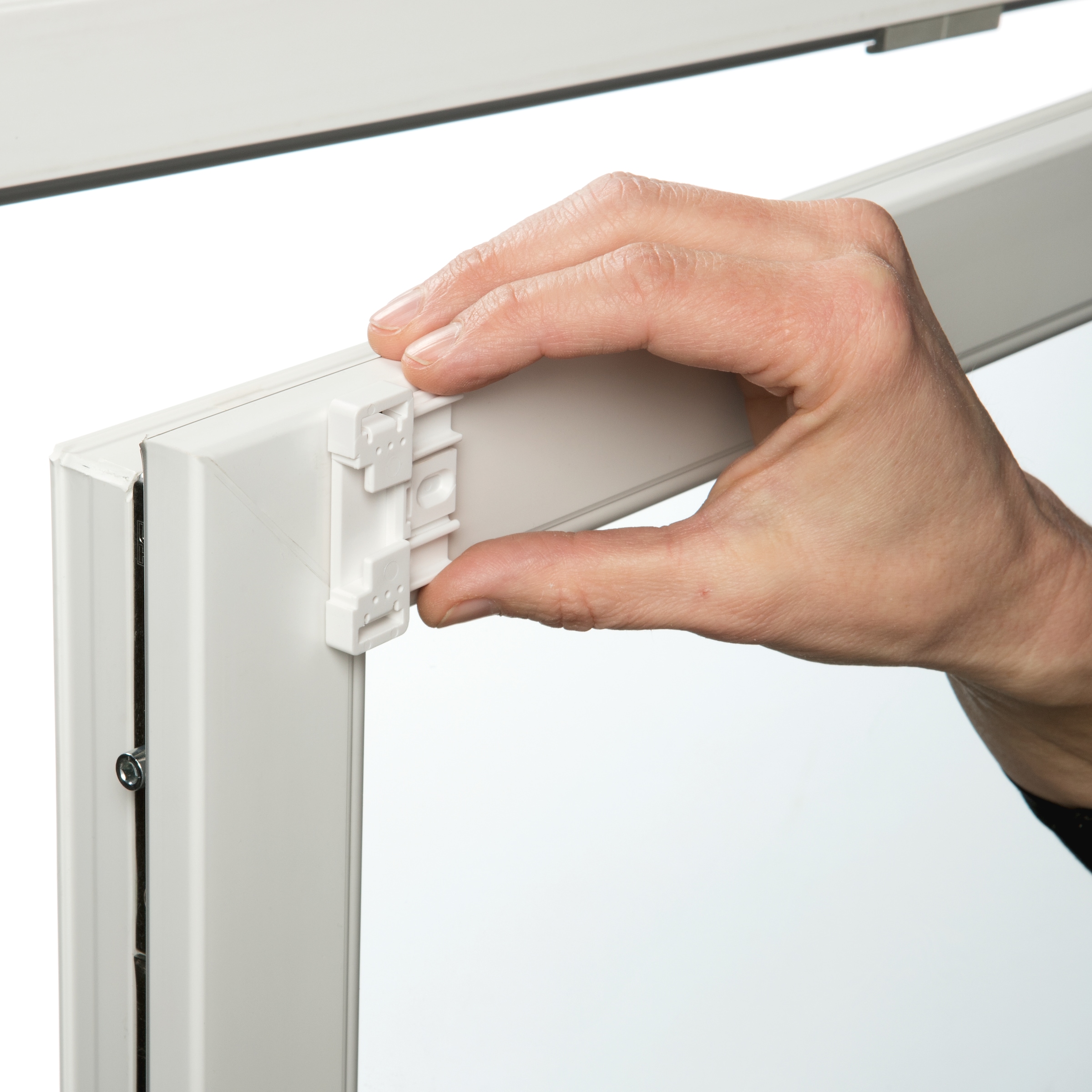GARDINIA Klebe-/Klemmset »EASYFIX EF-1«, (1 St.), für Fenster mit Gummidichtung