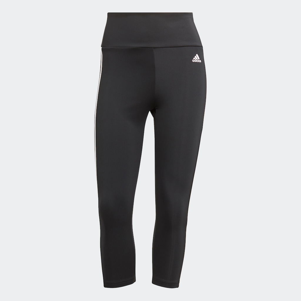 adidas Performance Trainingstights »DESIGNED TO MOVE HIGH-RISE 3-STREIFEN SPORT 3/4-TIGHT«, (1 tlg.)