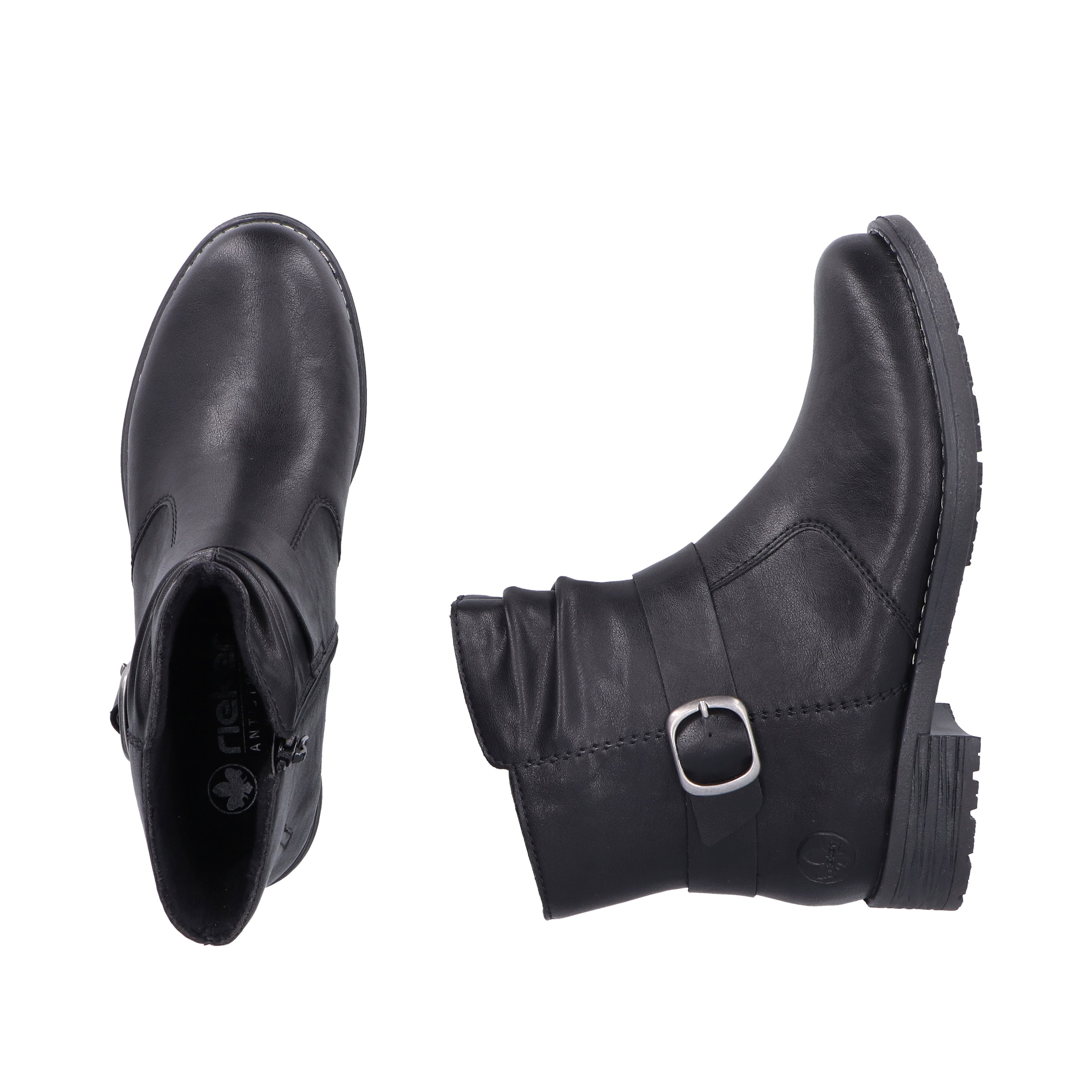 Rieker Stiefelette, Boots, Blockabsatz, mit Innenreißverschluss
