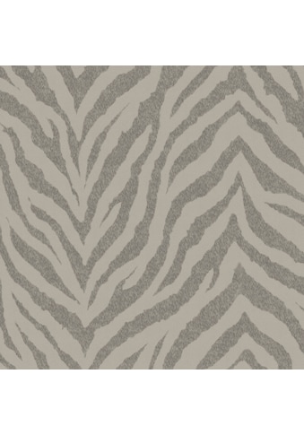 WOW Vliestapete » Vliestapete Zebra Taupe«...