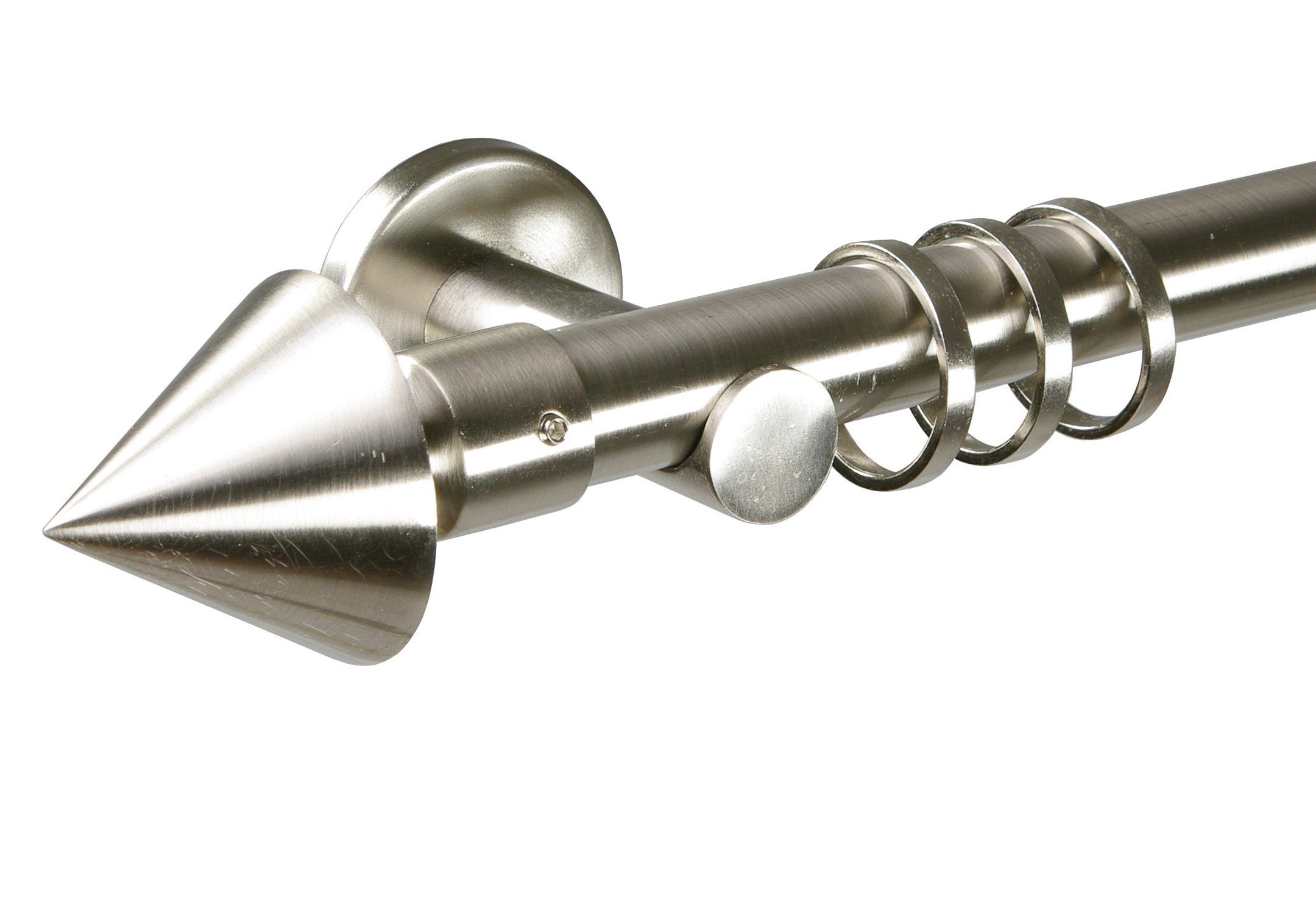 Thumbnail - Liedeco Gardinenstange "Kegel" Ø 20 mm 1 läufig-läufig Fixmaß