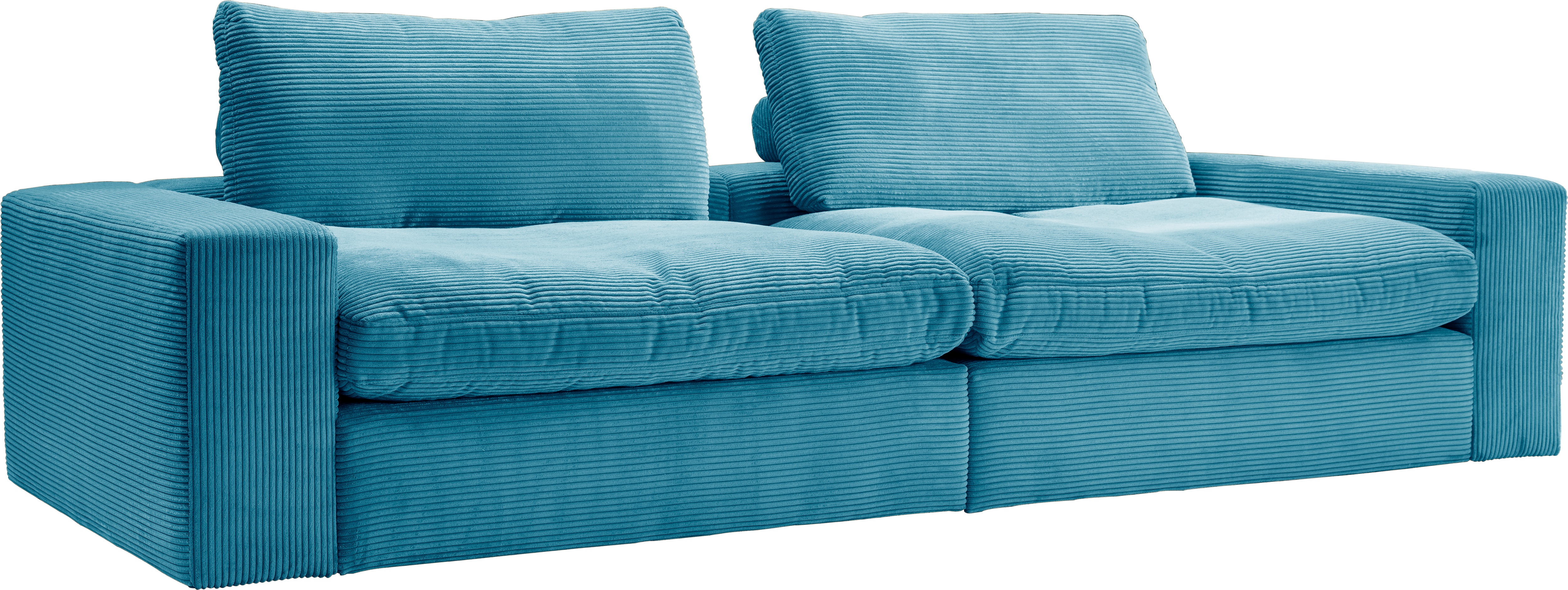 Thumbnail - alina Big-Sofa "Sandy", 266 cm breit und 123 cm tief, in modernem Cordstoff