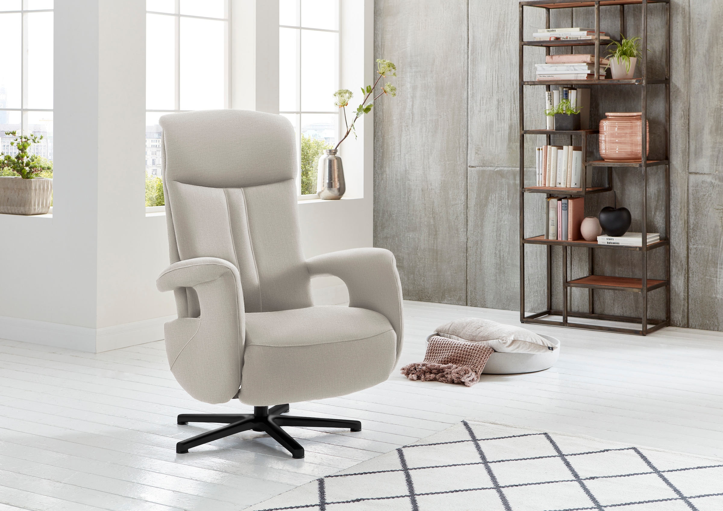 Die PlanBar Relaxsessel "MP-RS18073" 360 drehbar, inkl. man. Kopfpolsterver günstig online kaufen
