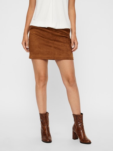Lederimitatrock »VMDONNADINA FAUXSUEDE SHORT SKIRT«