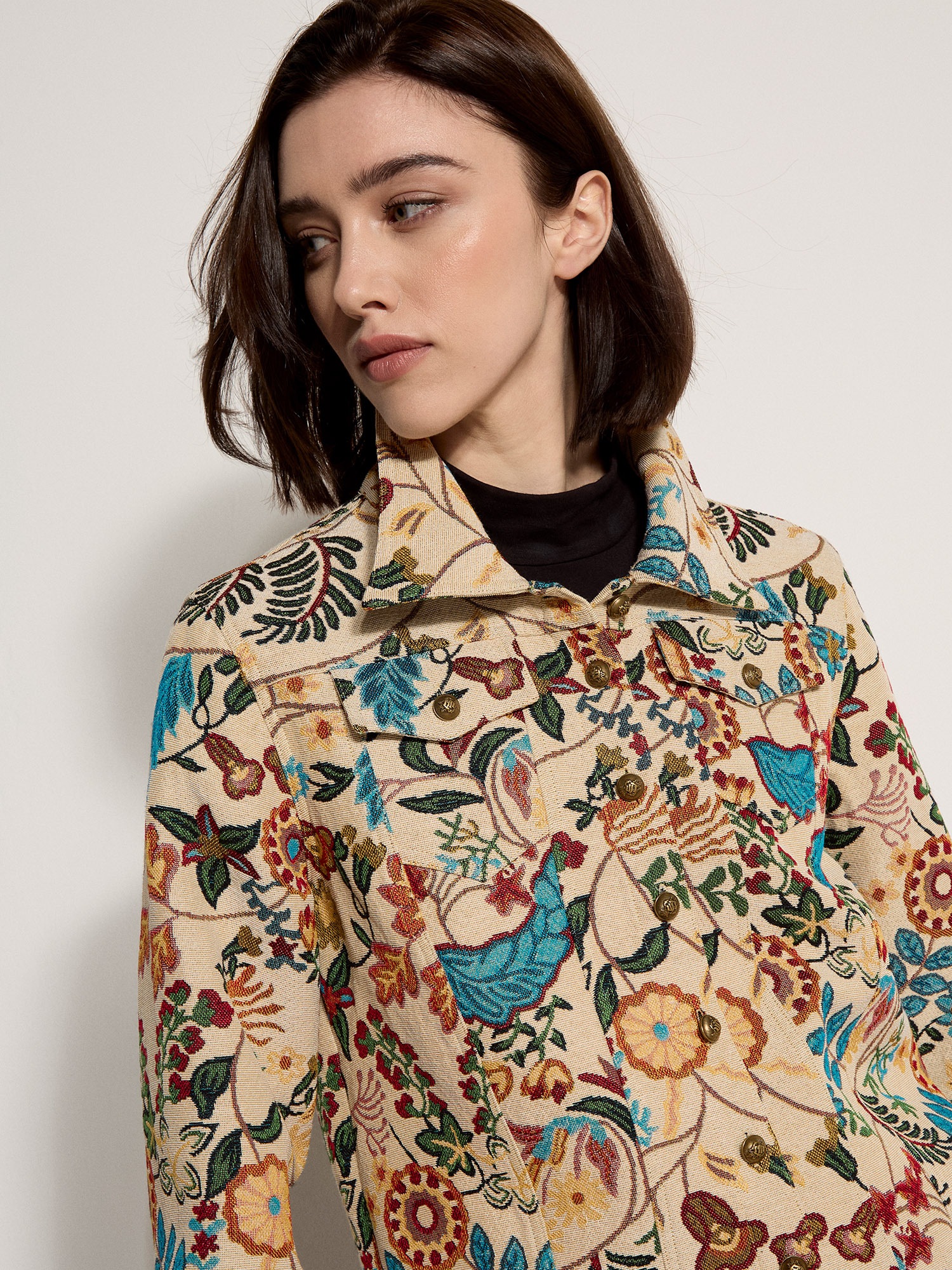 Apricot Kurzjacke »Jacke« mit Blumenmuster
