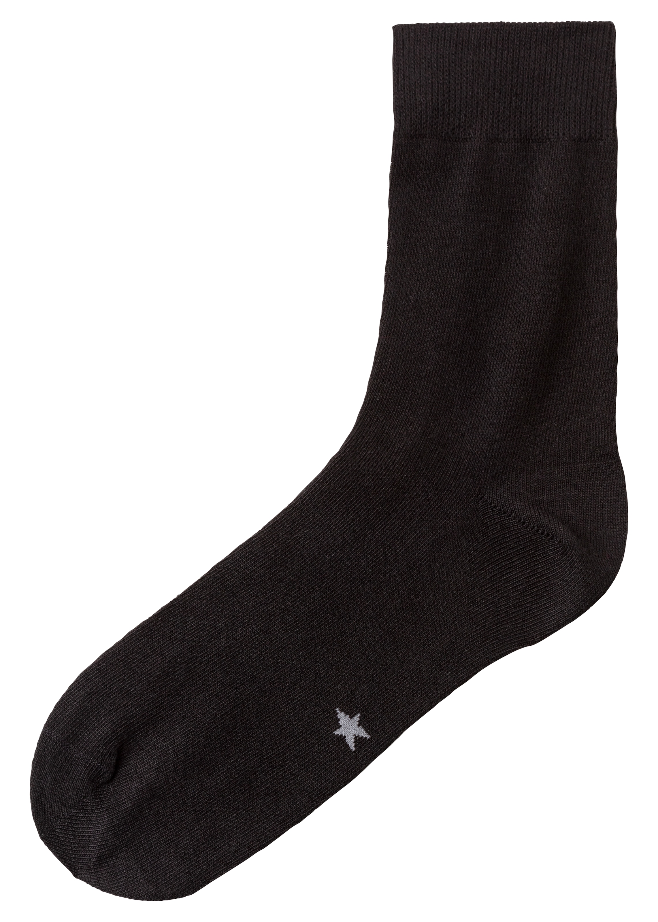 H.I.S Basicsocken, (Packung, 10 Paar), mit eingestrickten Symbolen