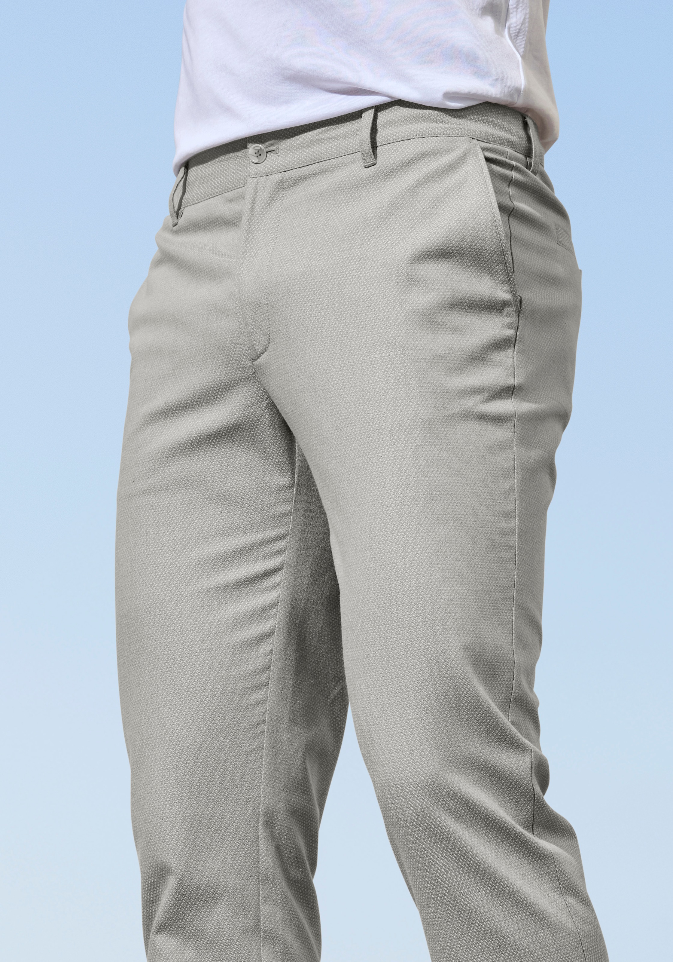 H.I.S Men's Chino Pants Light Gray 36 3