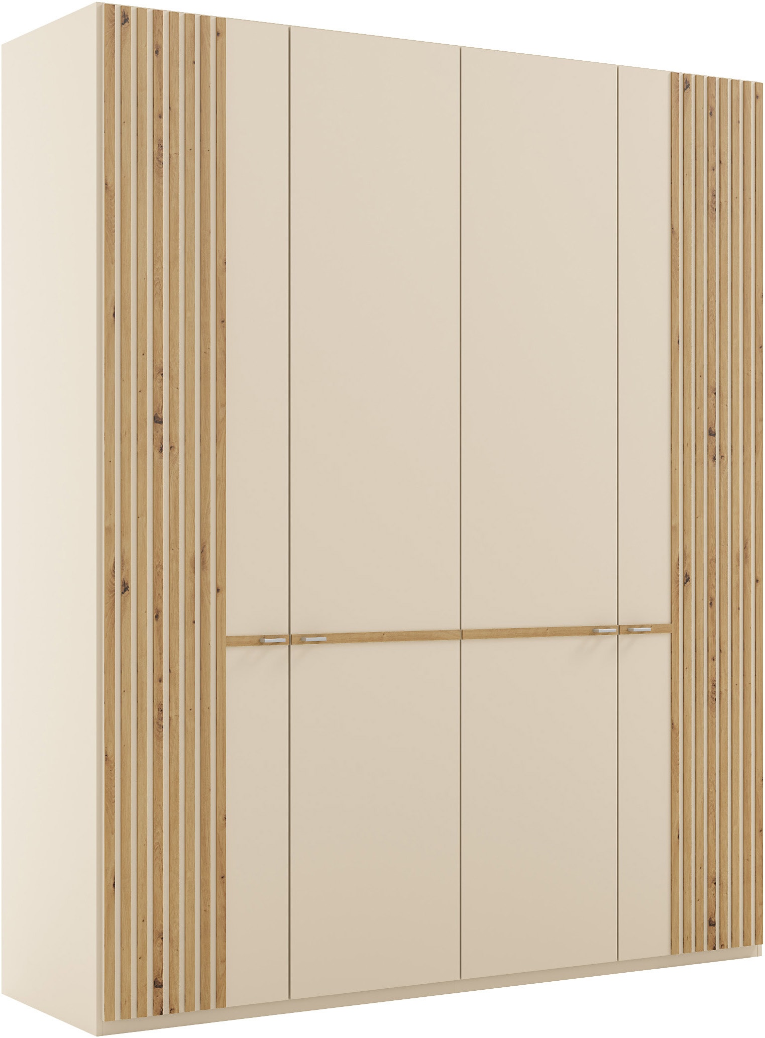 Musterring Kleiderschrank "Isabelle" Lamellen in Eiche, Griffe in silber, verschiedene Größen und Farben