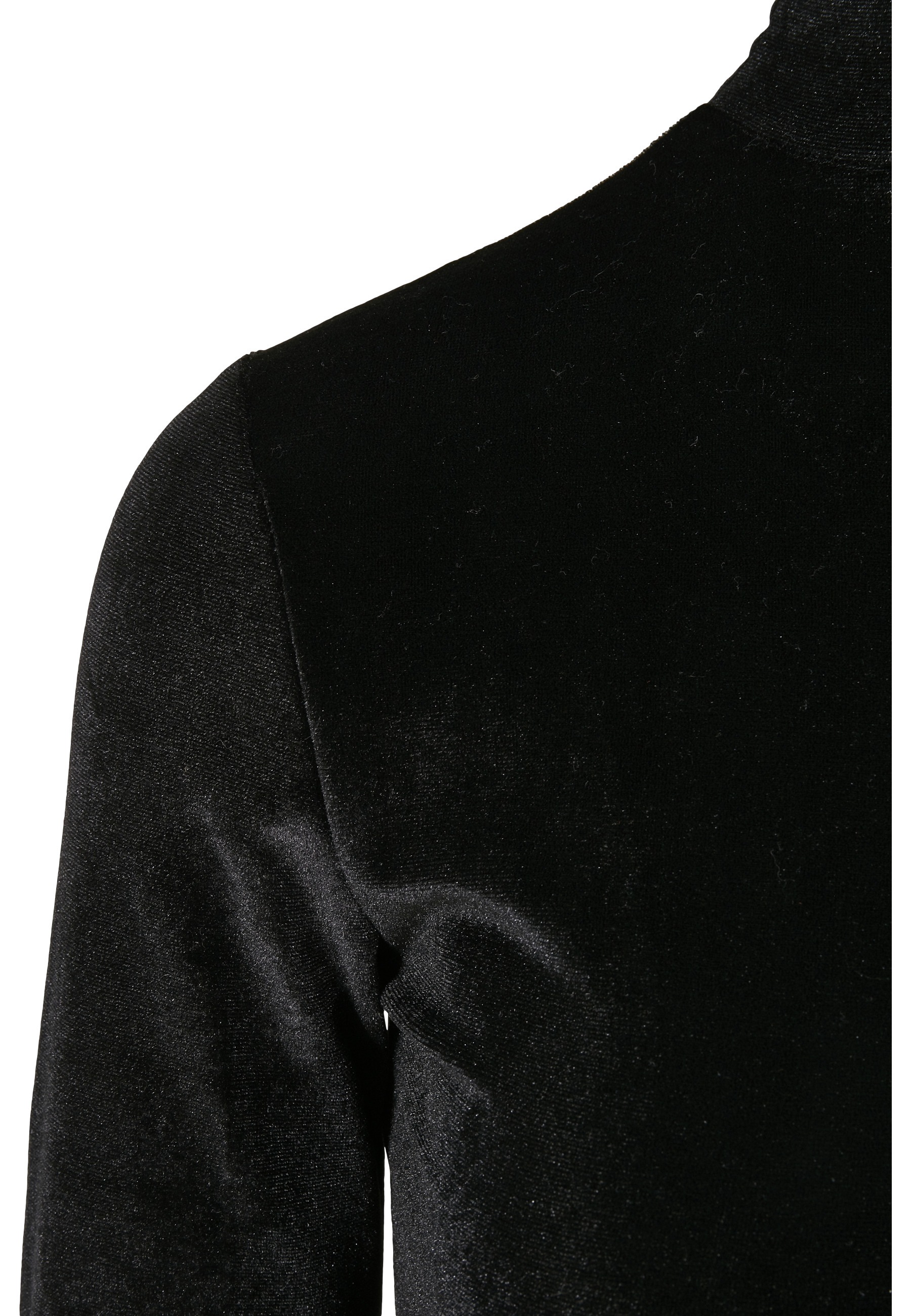 URBAN CLASSICS Shirtkleid »Urban Classics Damen Ladies Velvet Turtle Neck Dress« 1 Stk. tlg.