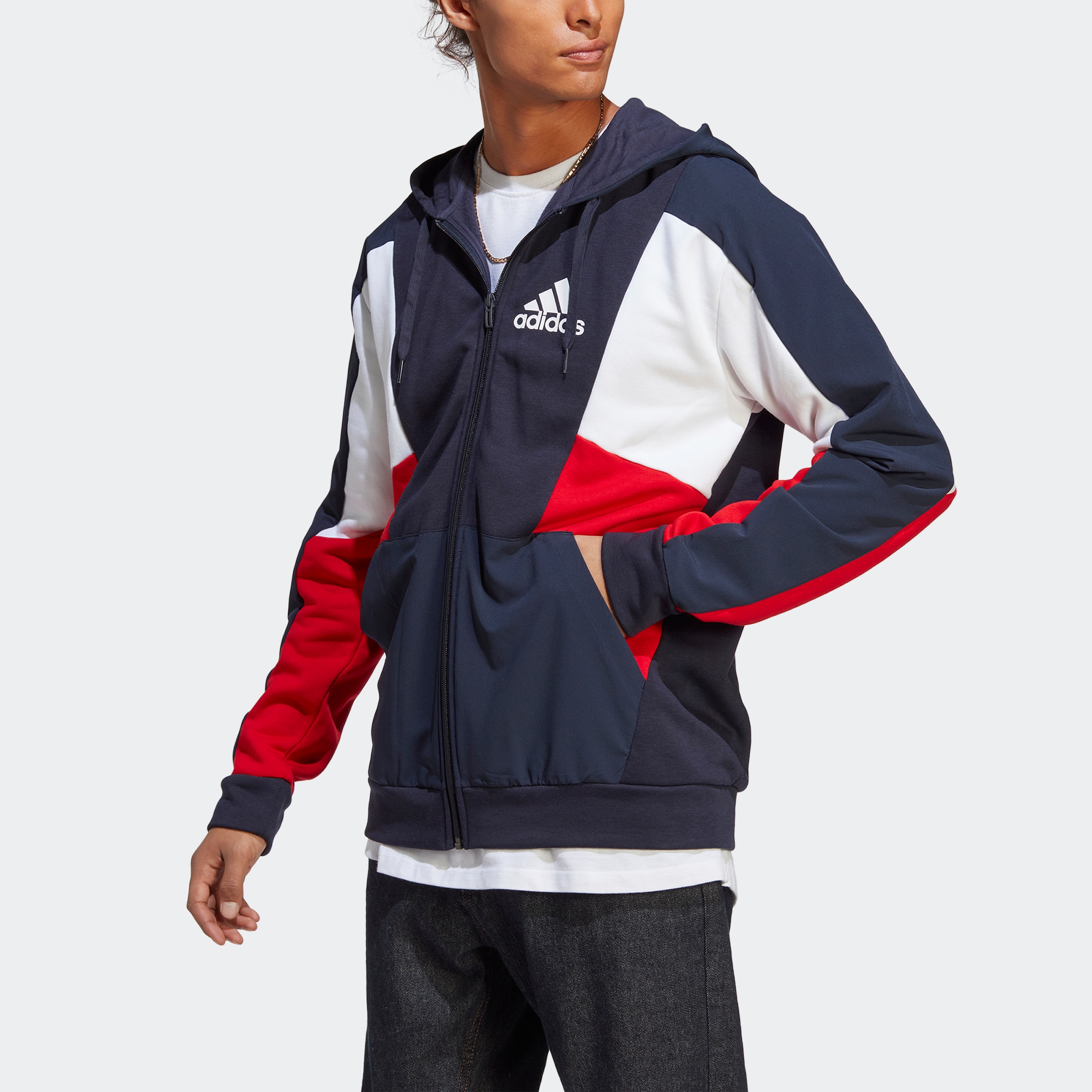 adidas Sportswear BAUR | »ESSENTIALS Kapuzensweatjacke COLORBLOCK kaufen ▷ KAPUZENJACKE«