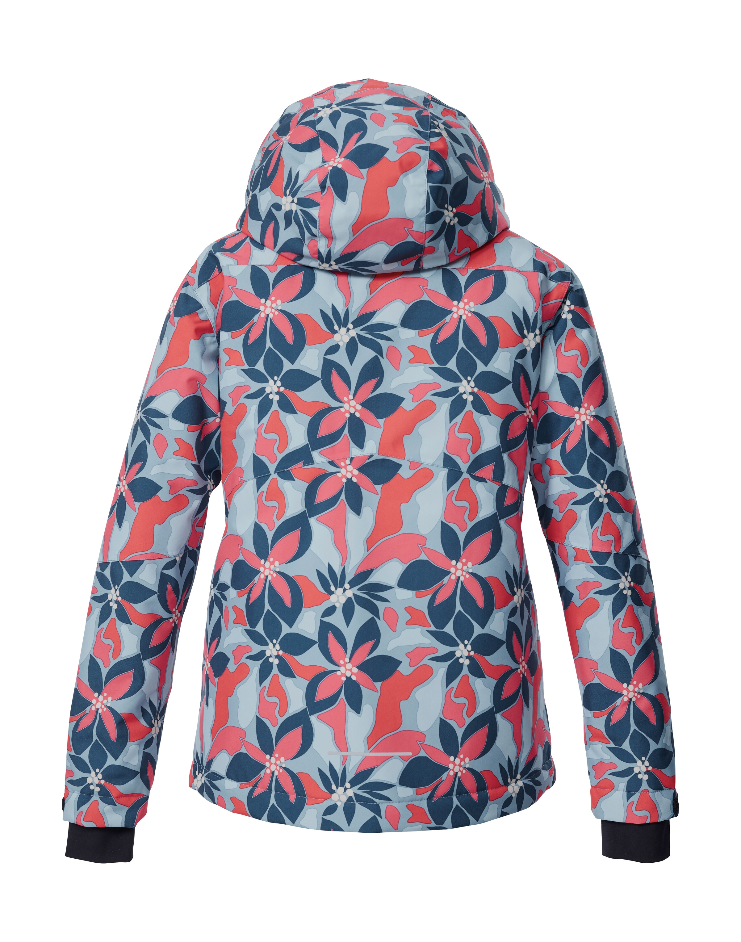 Killtec Skijacke »KSW 211 GRLS SKI JCKT«, Wind- und wasserdichte Skijacke mit floralem Print und Stauraum