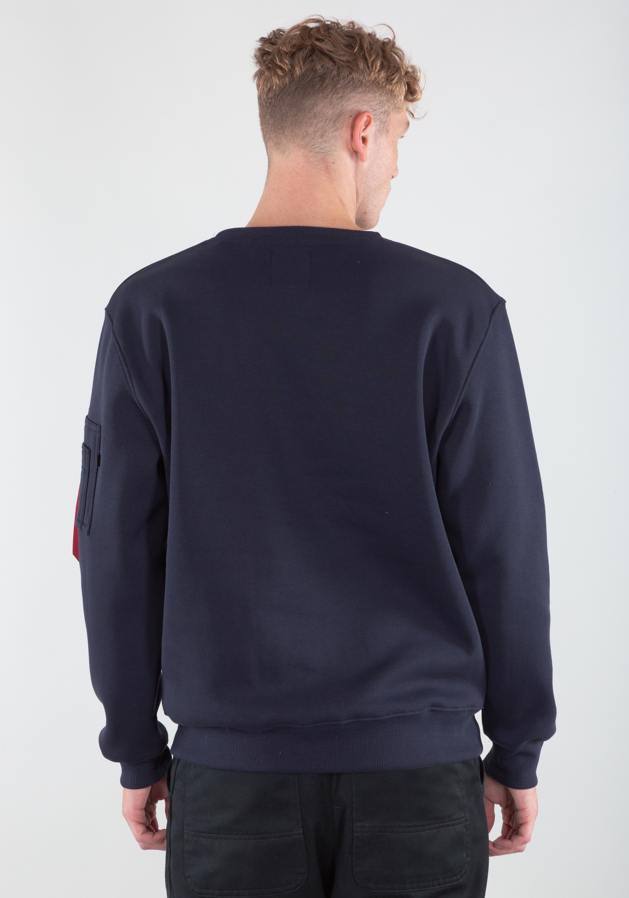 Alpha Industries Sweater "Alpha Industries Men - Sweatshirts Alpha Label Sw günstig online kaufen