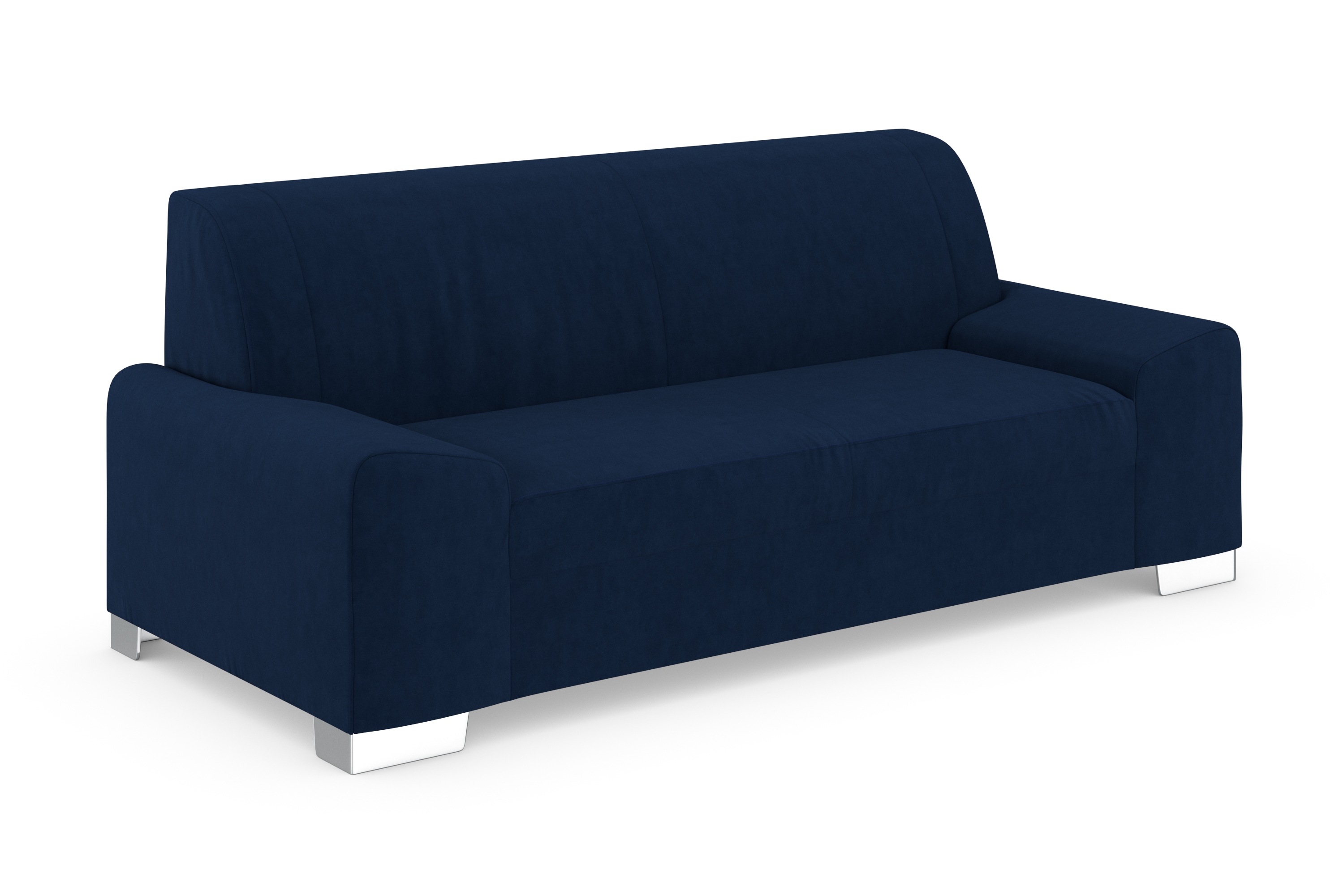 Thumbnail - DOMO collection 2,5-Sitzer "Anzio kubisches Design, flache Armlehnen, Breite 214cm" Wahlweise mit Federkern