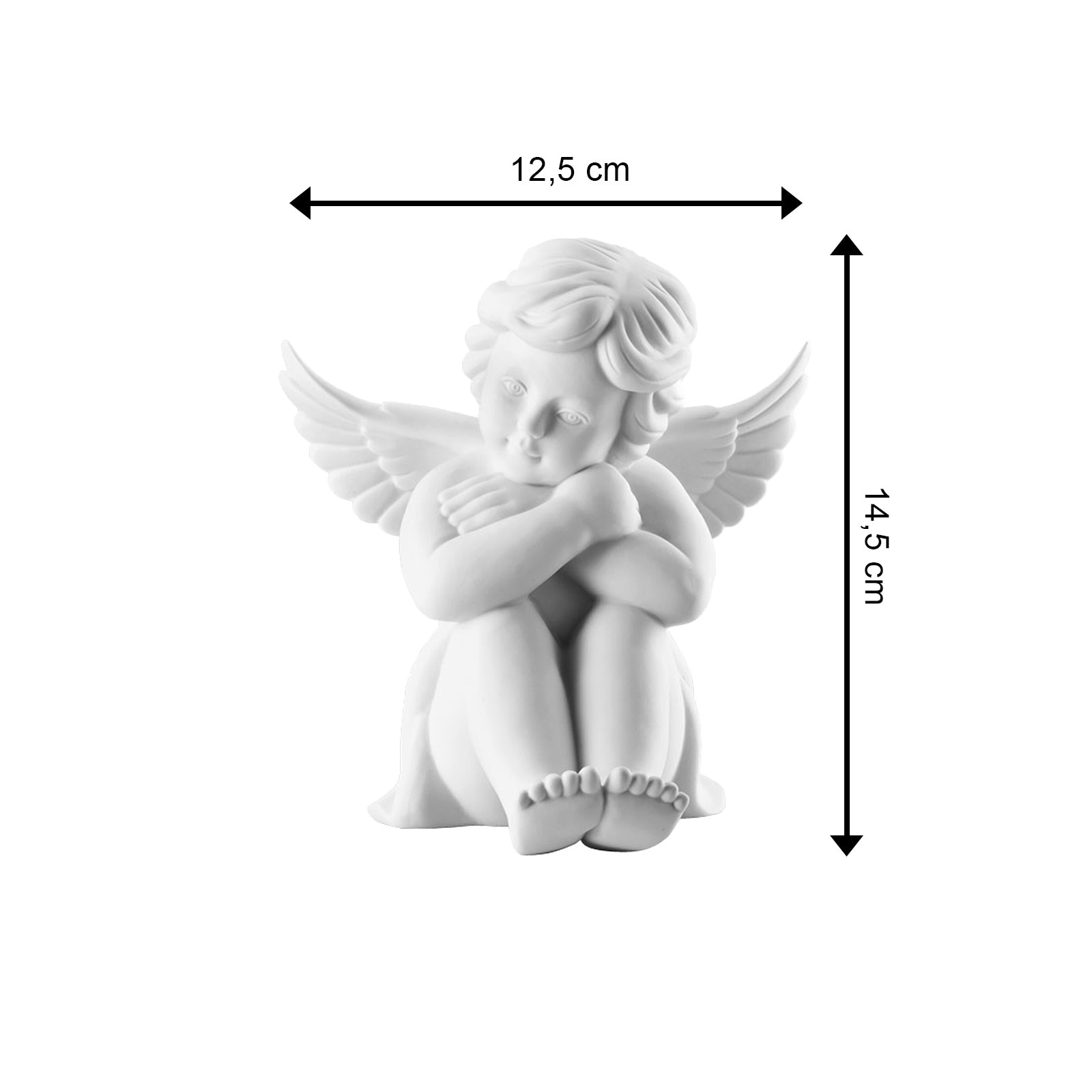 Rosenthal Dekofigur »Engel sitzend Angels 14,5 cm weiß«