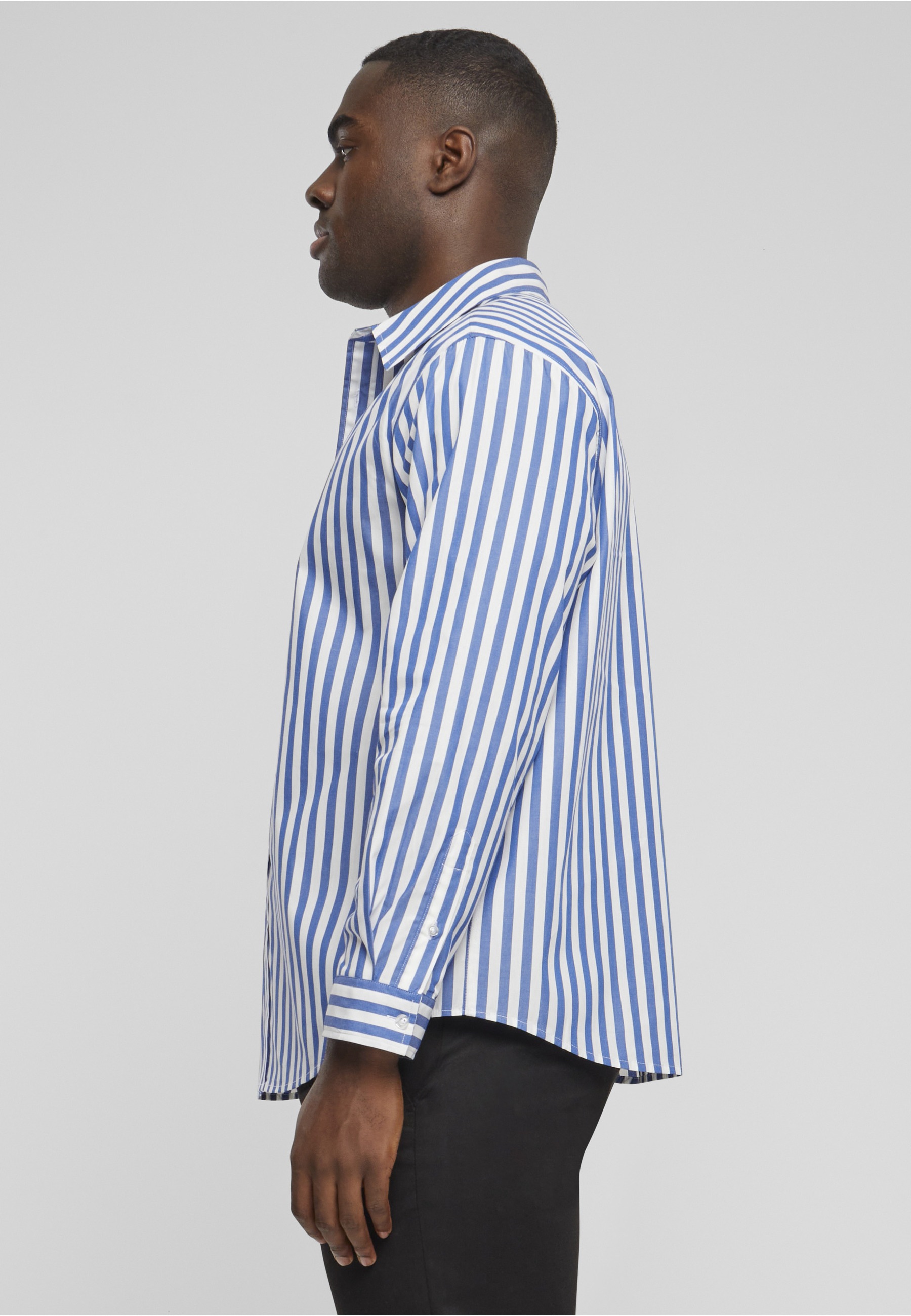 URBAN CLASSICS Kurzarmshirt »Urban Classics Herren Striped Summer Shirt« 1 Stk.