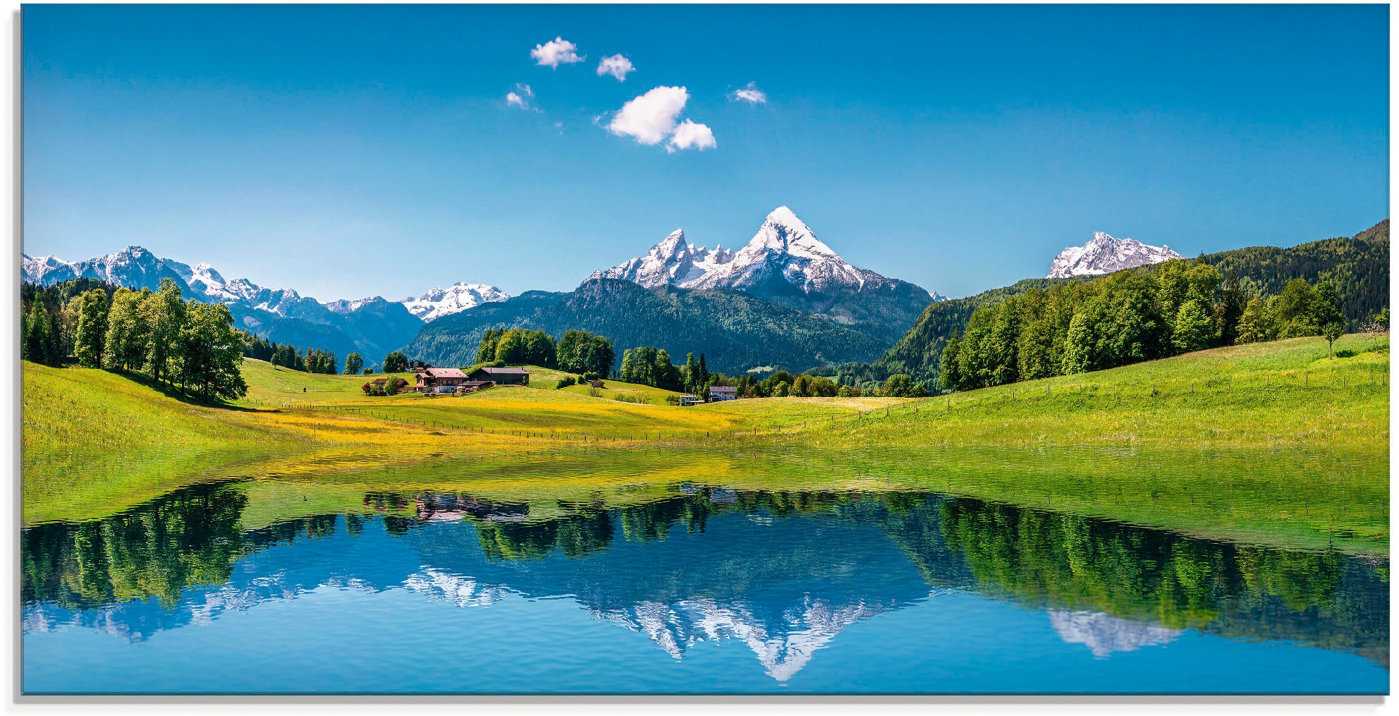 Artland "Landschaft in den Alpen" Berge 1 Stk. tlg. in verschiedenen Größen