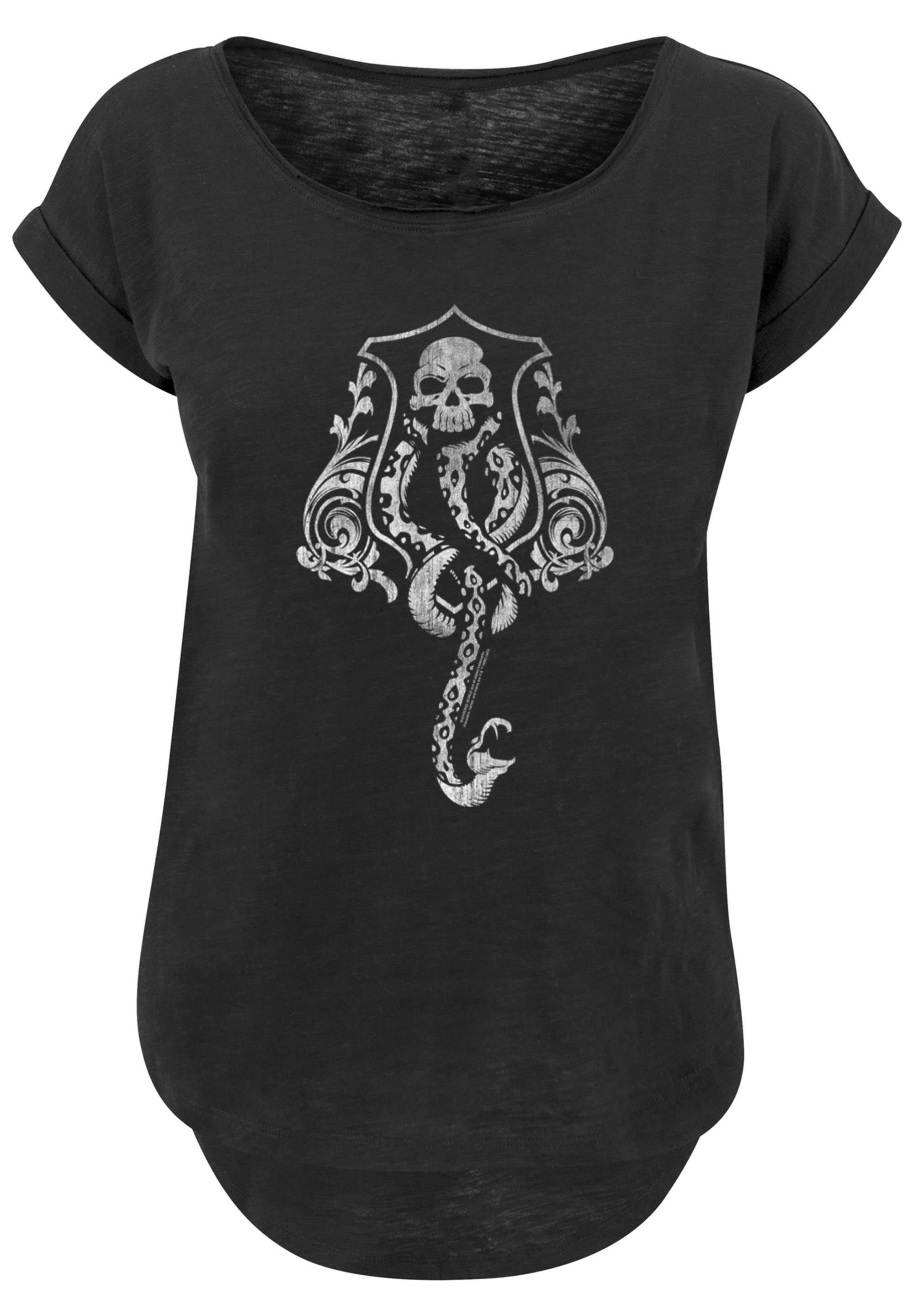 F4NT4STIC T-Shirt »Harry Potter Dark Mark Crest«, Print