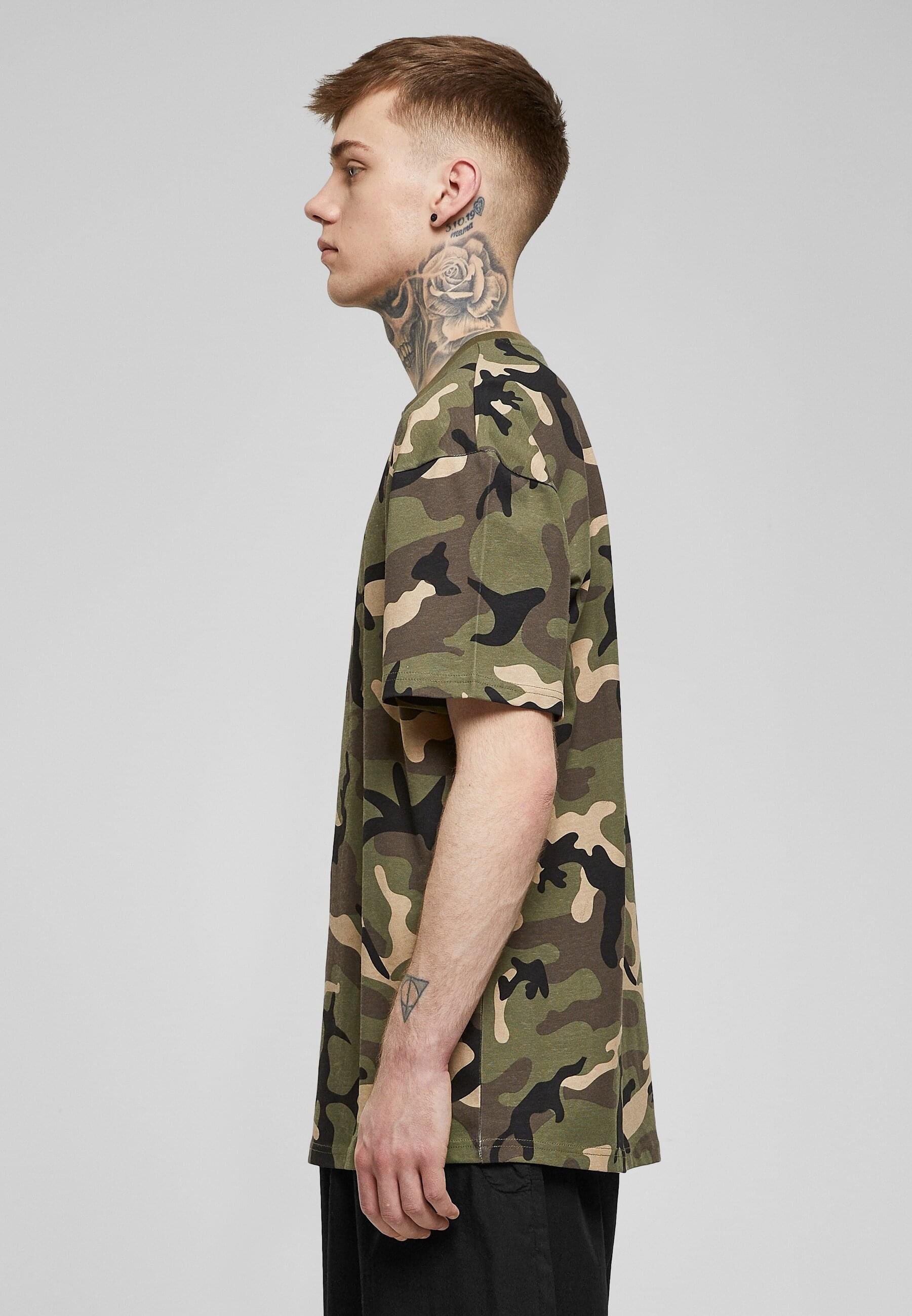 URBAN CLASSICS T-Shirt »Urban Classics Herren Heavy Oversized Camo Tee«, (1 tlg.)