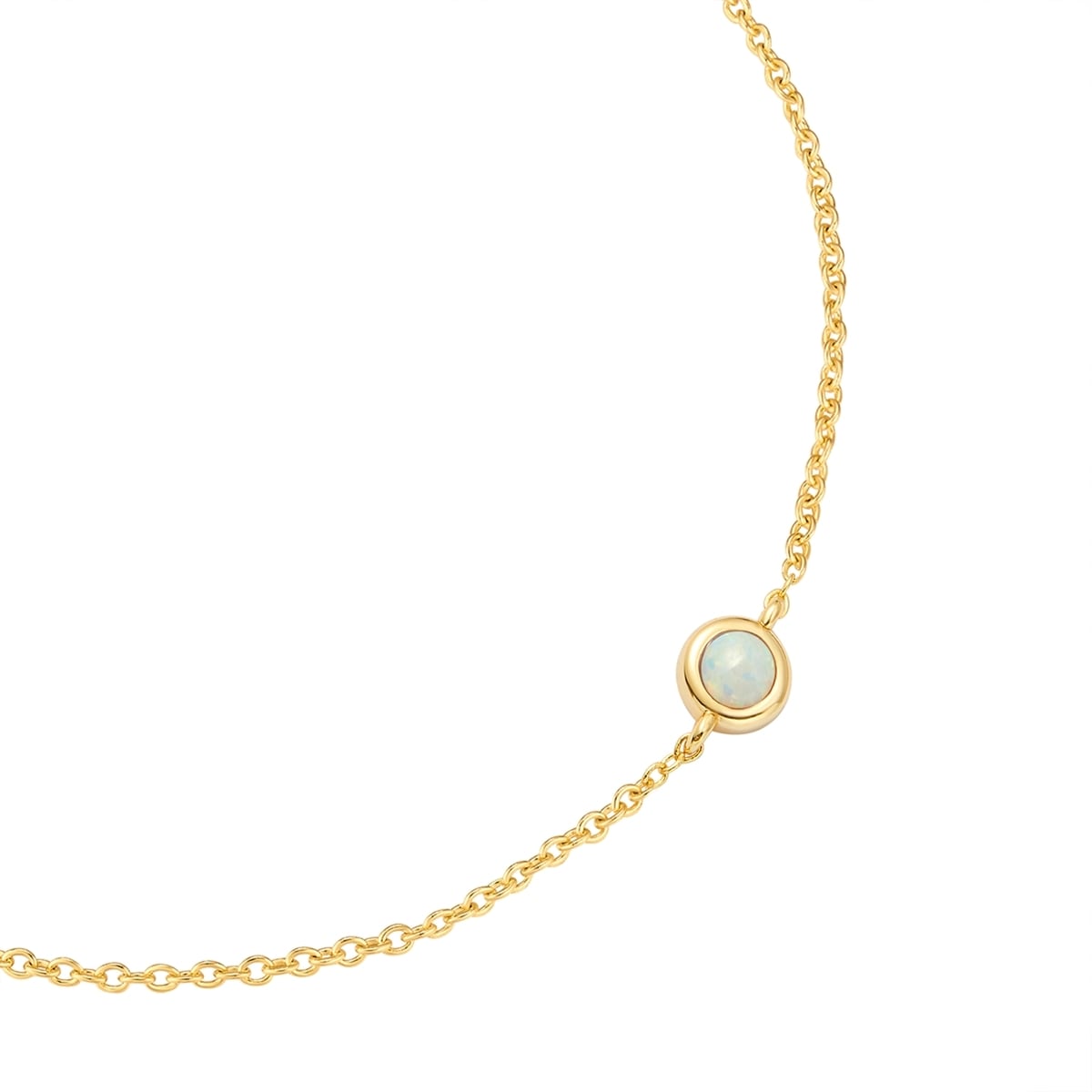 Glanzstücke München Gliederarmband »GSM4004« mit Opal (synth.)