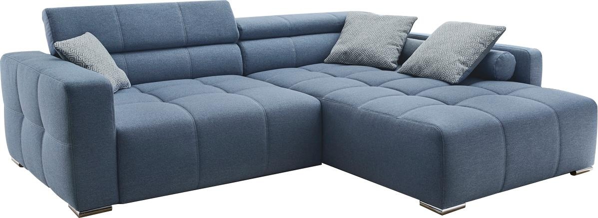 Jockenhöfer Gruppe Ecksofa »Salerno«, im Big-Sofa-Style, mit Kopf- bzw.  Rückenteilverstellung und Zierkissen kaufen | BAUR