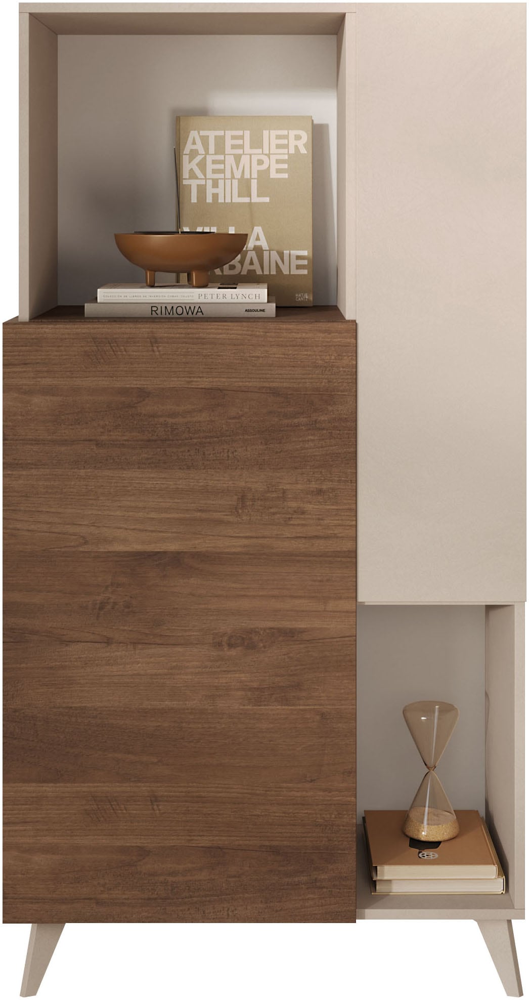 INOSIGN Highboard "Monaco Höhe 154 cm, Stauraumschrank mit 2 Türen (4 Fäche günstig online kaufen