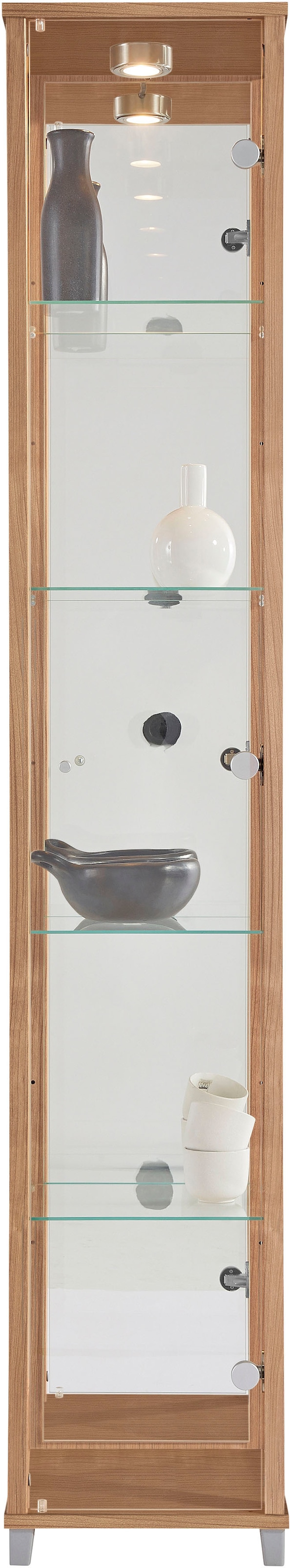 fif möbel Vitrine »OPTIMA« Standvitrine/Glasvitrine 1x Glastür,perfekt für Sammler,Sammlervitrine