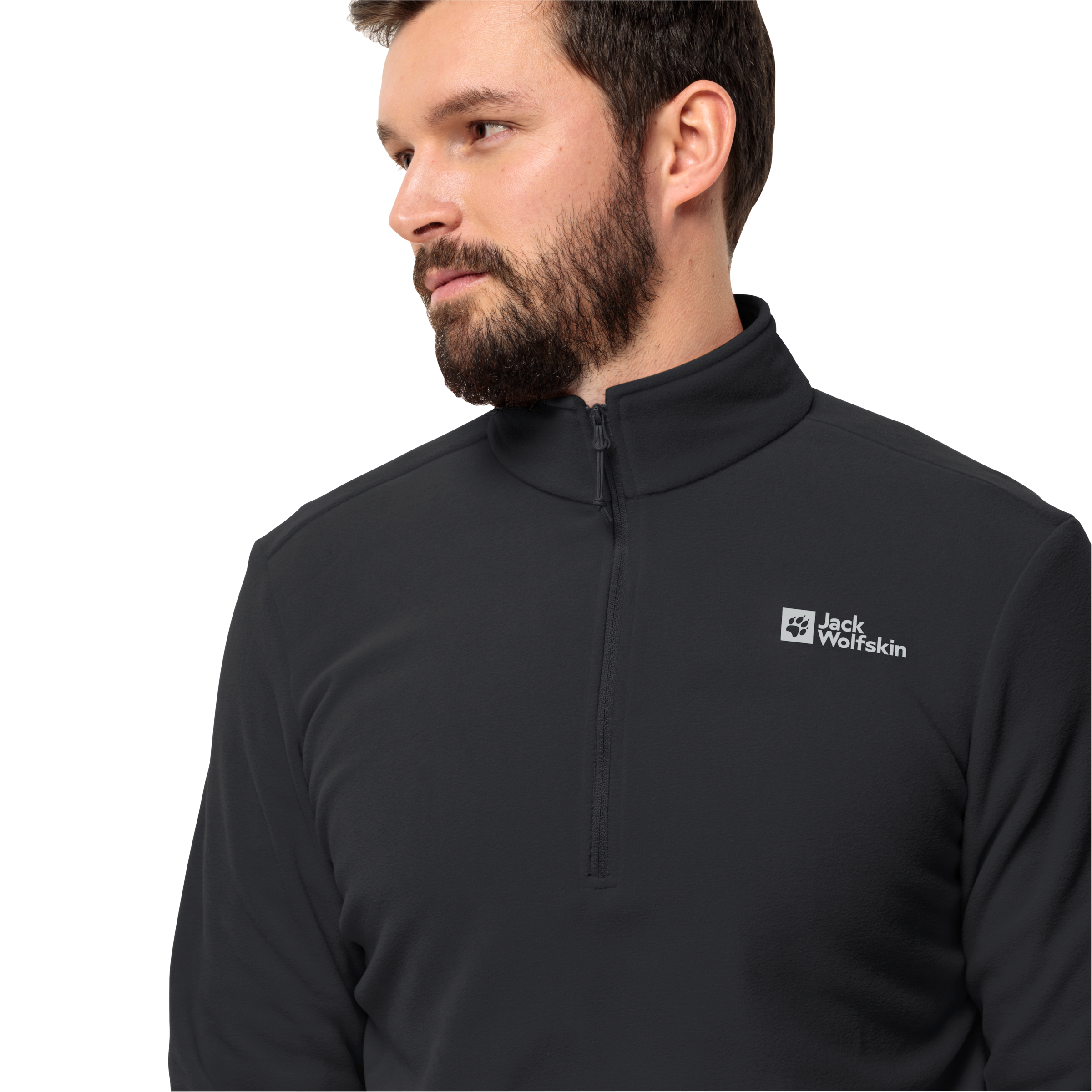 Jack Wolfskin Taunus HZ M Men Fleece Pullover Black Size S 5