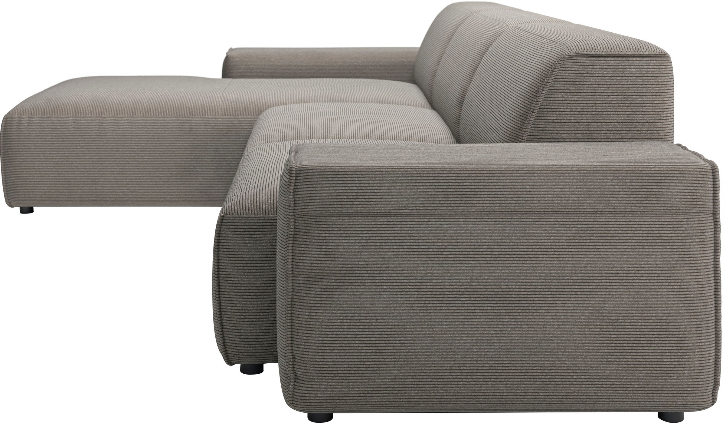 andas Ecksofa »Glimminge auch in Breitcord, Feincord, Bouclé + Easy care-Bezug«, L-Form, Breite 294, Zierkissen