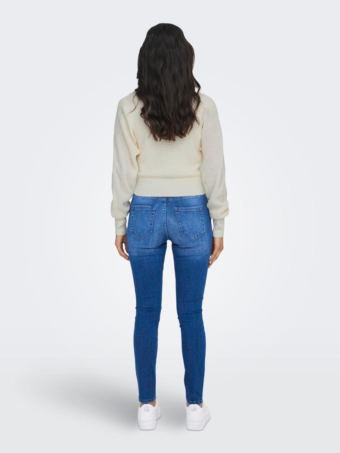ONLY V-Ausschnitt-Pullover »ONLELINA LS V-NECK PULLOVER EX KNT«