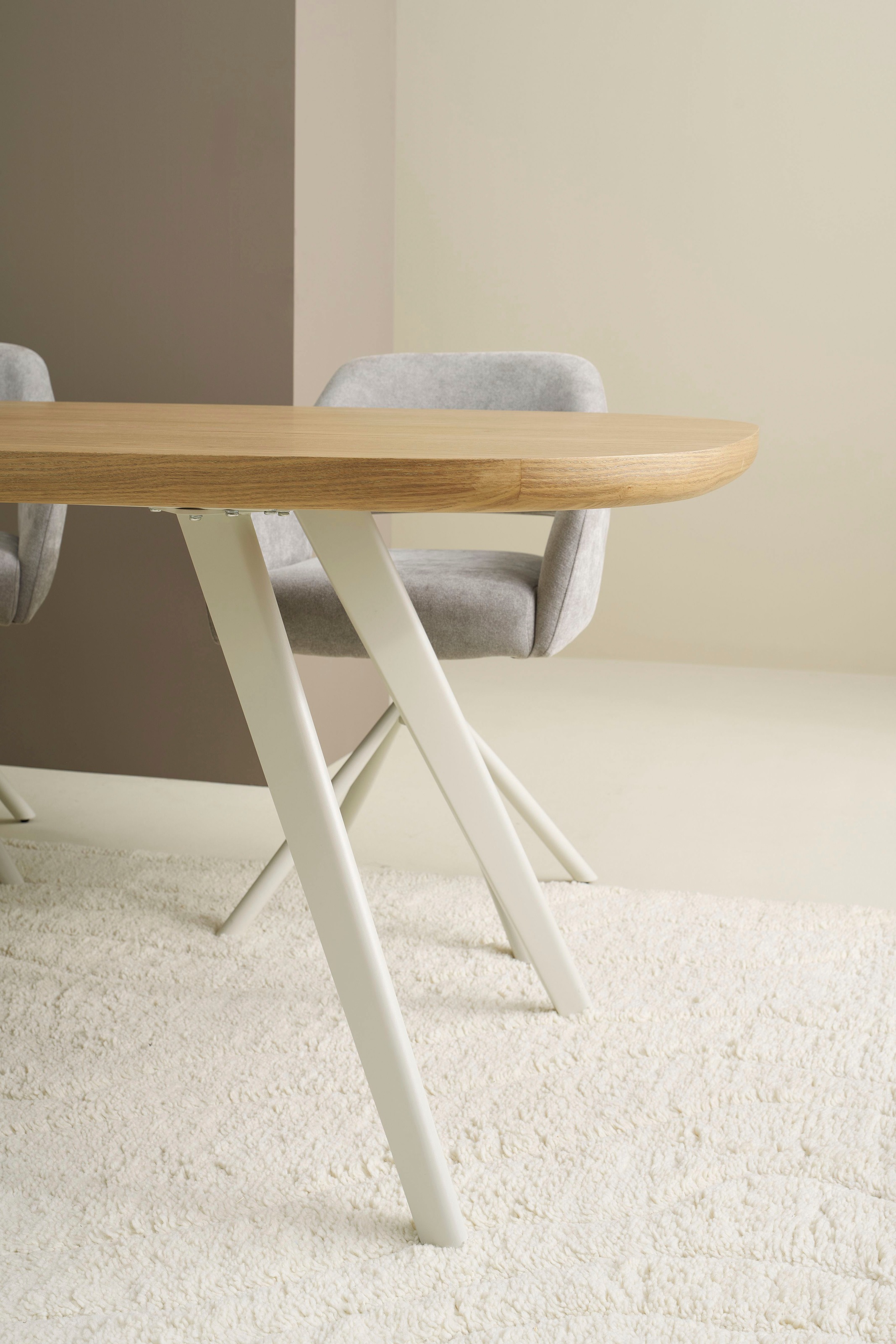 SCHÖNER WOHNEN-Kollektion Esstisch »LARVIK« 1 Stk. tlg. in 160 cm oder 200 cm mit abgerundeter Kante