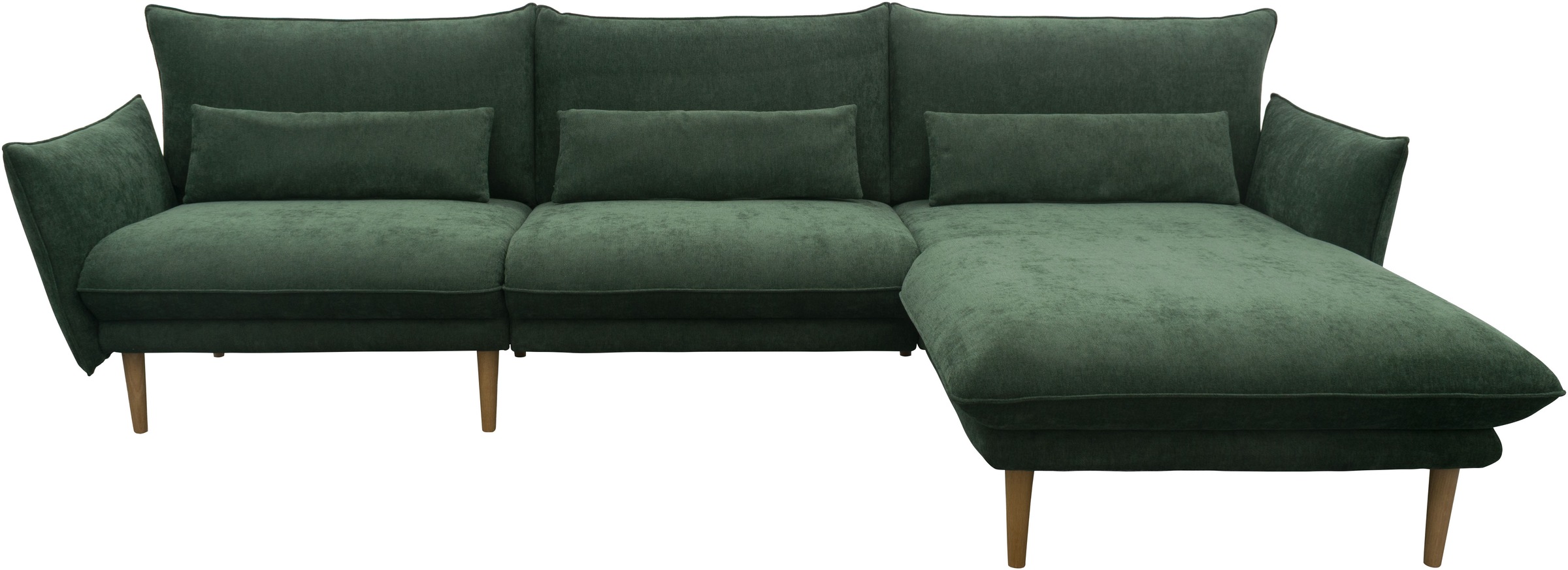DOMO collection Ecksofa "Leuven modern mit schmalen Armlehnen, Breite 282 c günstig online kaufen