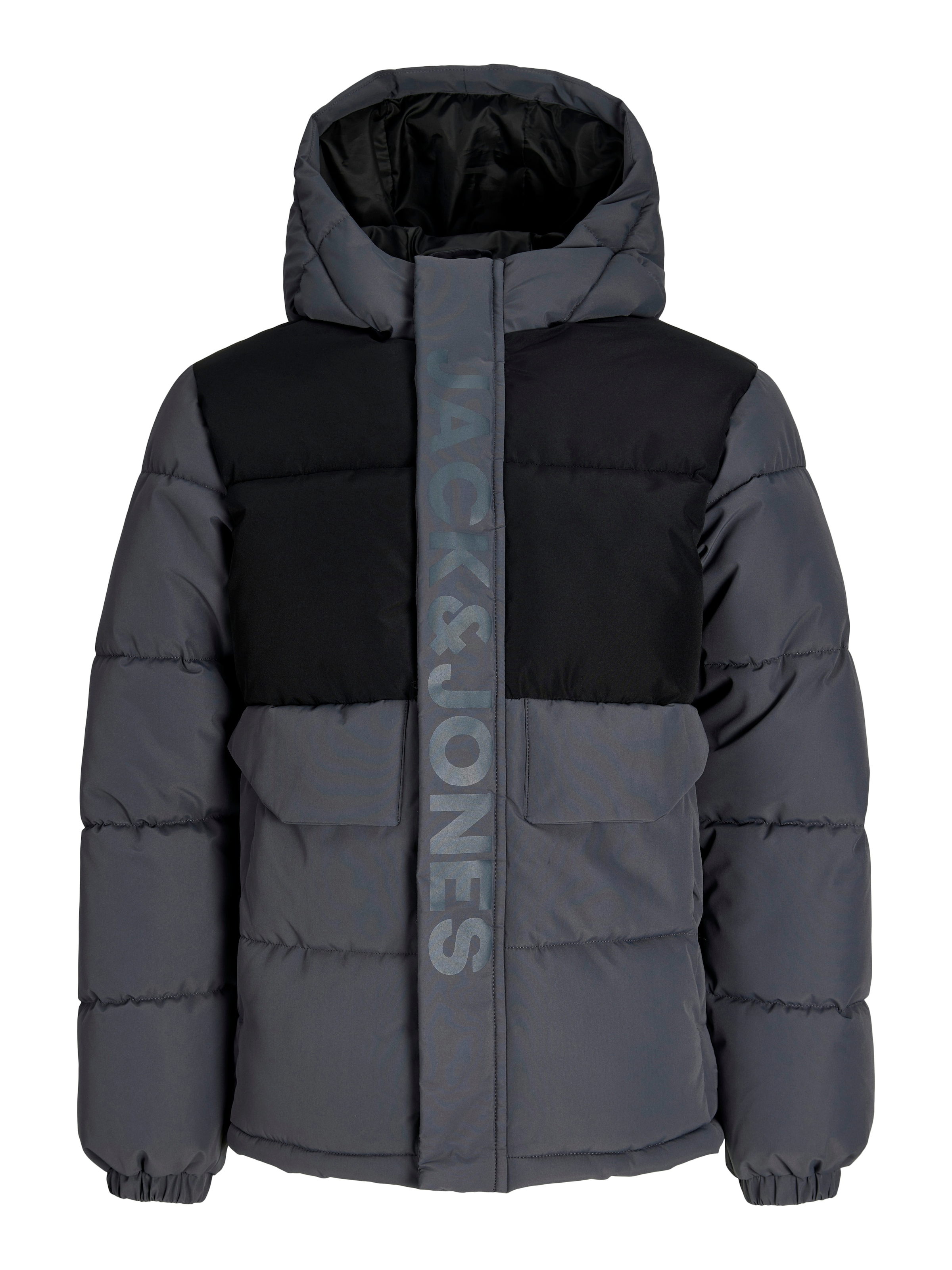 Jack & Jones Junior Steppjacke "Jcospeed Puffer Sn Jnr" Mit Kapuze Polyester, Regular Fit