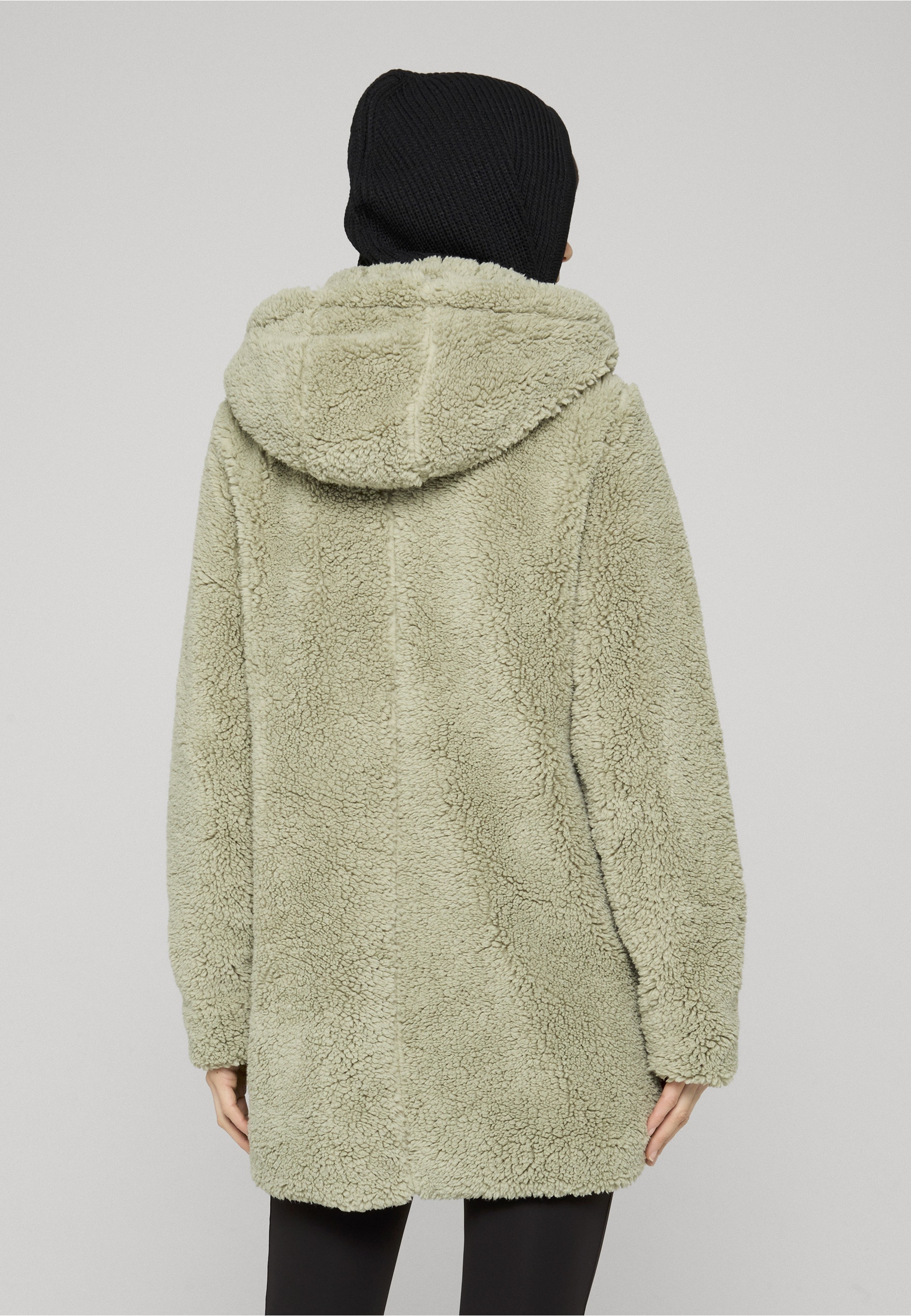 URBAN CLASSICS Langmantel »Urban Classics Damen Ladies Sherpa Jacket«