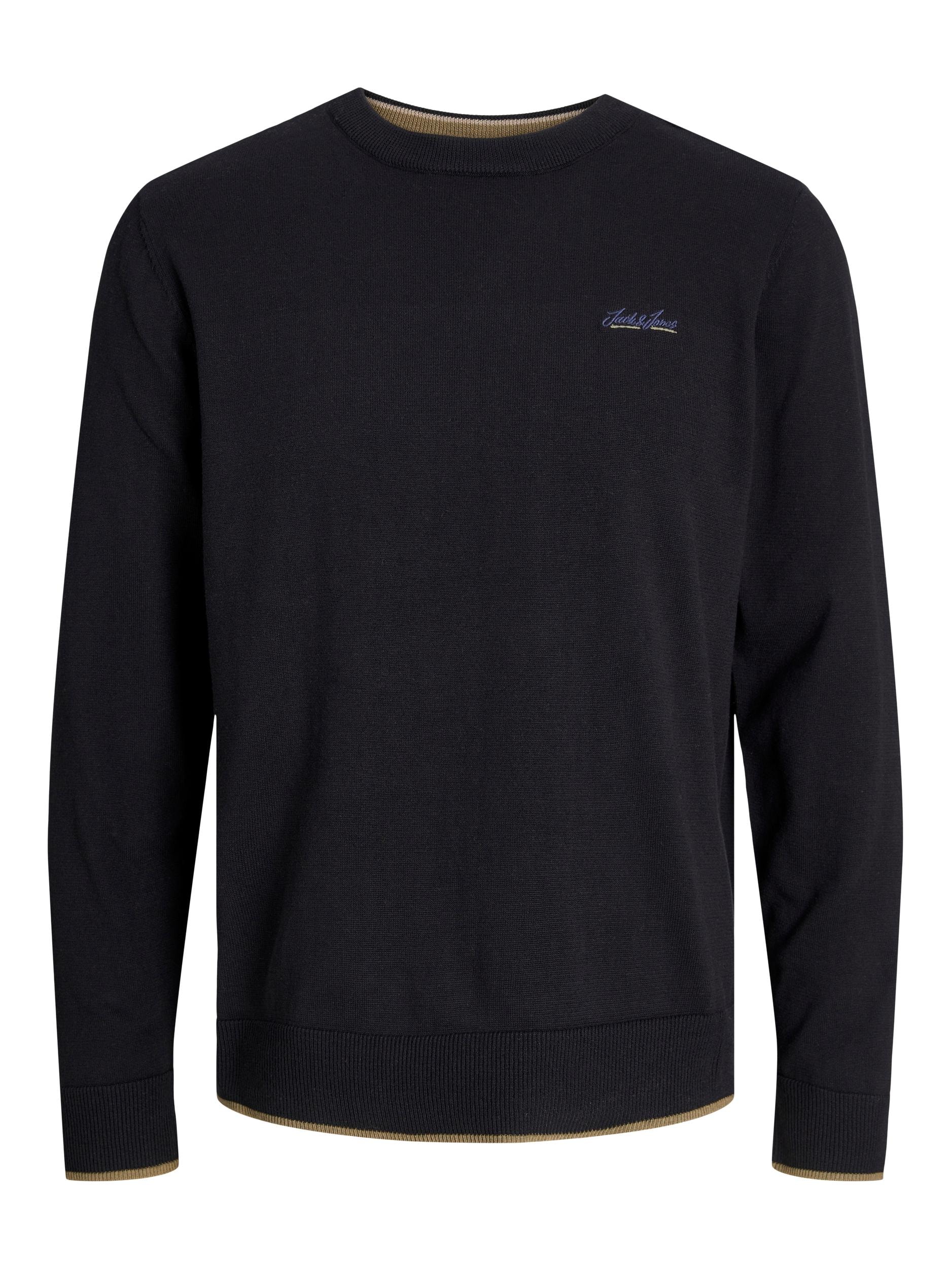 Jack & Jones Rundhalspullover "JJBRANDY KNIT CREW NECK"