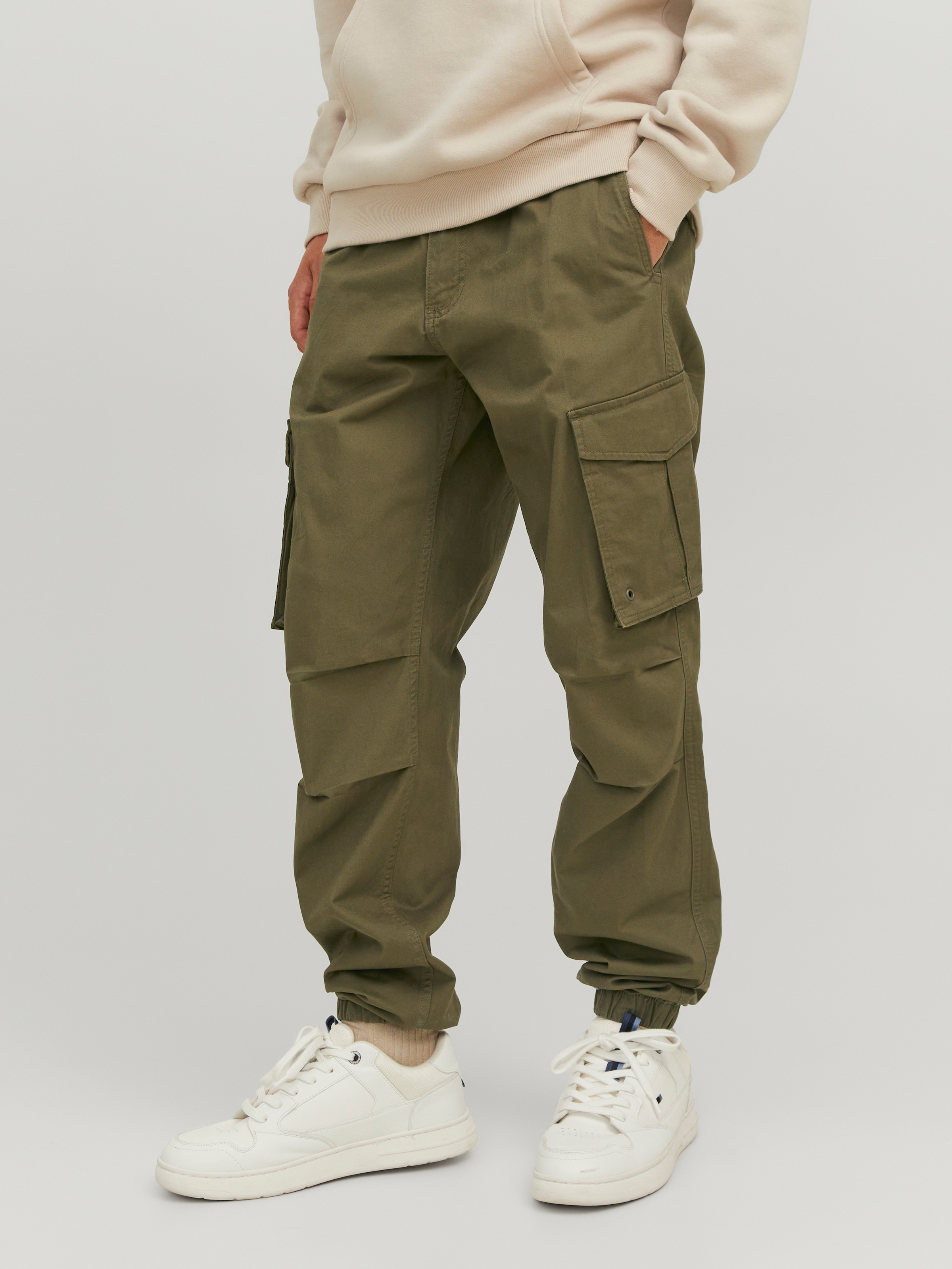Jack & Jones Herren Cargohose JPSTKANE JJNOAH CUFFED -Relaxed Fit günstig online kaufen