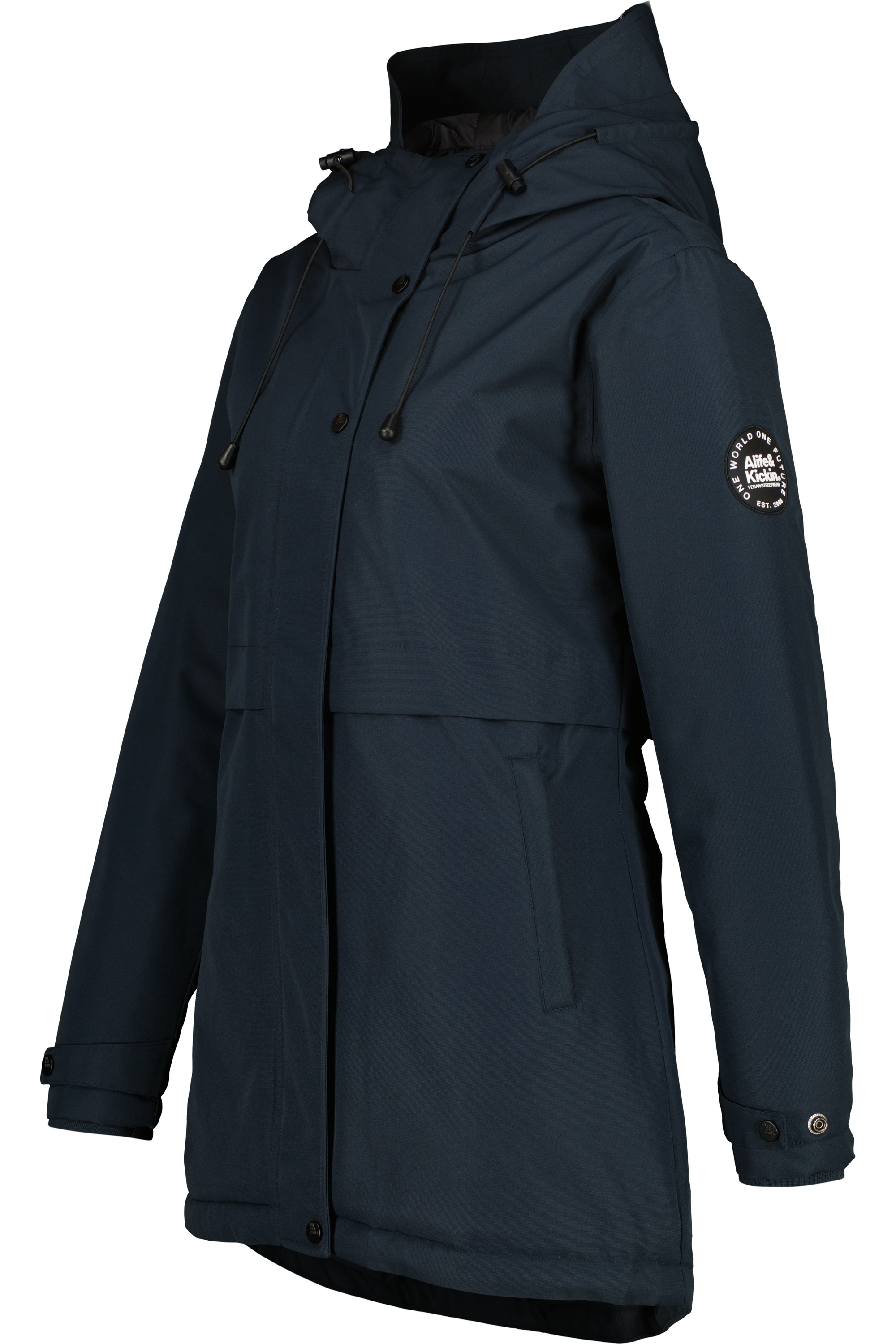 Alife & Kickin Winterjacke »Damen MarlyAK A«, Leicht taillierte Jacke mit Ärmelbündchen und Kapuze