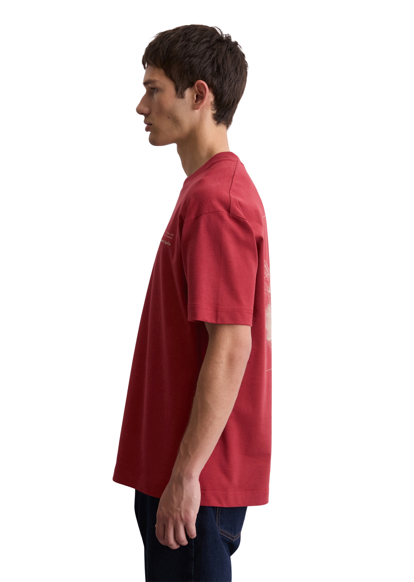 Marc O'Polo T-Shirt »mit großem Rückenprint«