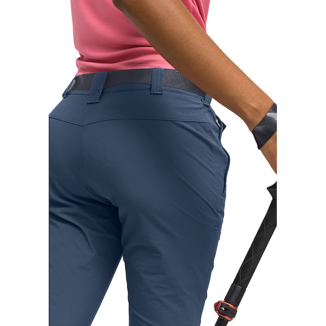 Maier Sports Caprihose »Inara slim 3/4« Bund mit Gürtel | BAUR