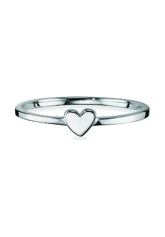CAÏ Fingerring »925/- Sterling Silber rhodiniert Herz«, Ring kaufen