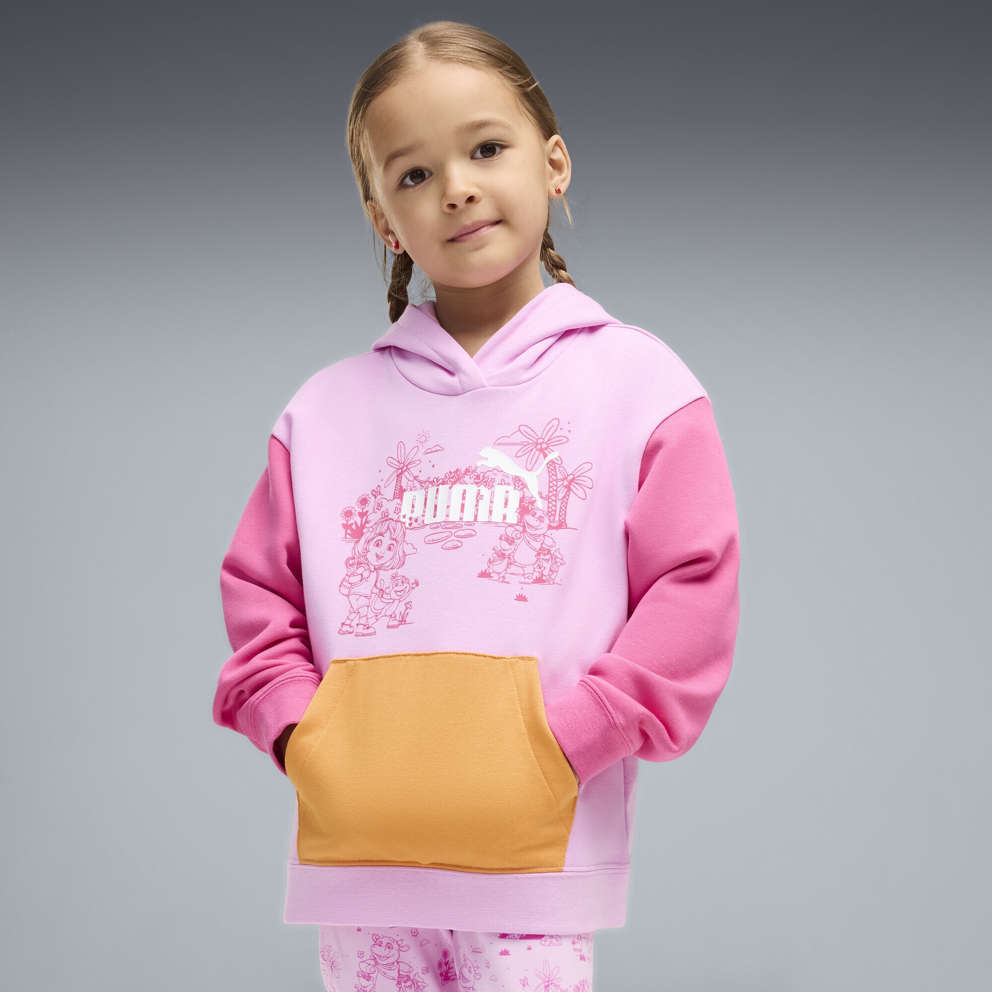 PUMA Kapuzenpullover »PUMA x DORA THE EXPLORER Relaxed Graphic Hoodie Mädchen«