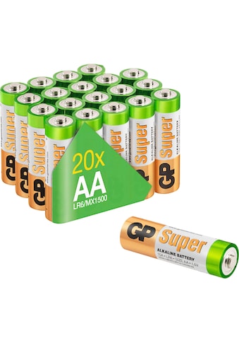 GP Batteries  Batterie »20er Pack Super Alkaline AA«...