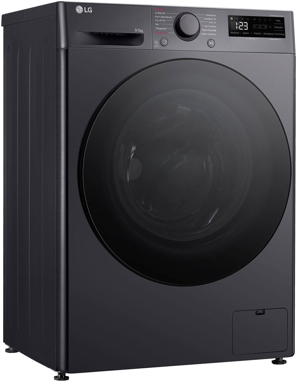 LG Waschtrockner "V5WD95SLIMB", B:60cm H:85cm T:53,5cm, schwarz, Waschtrockner